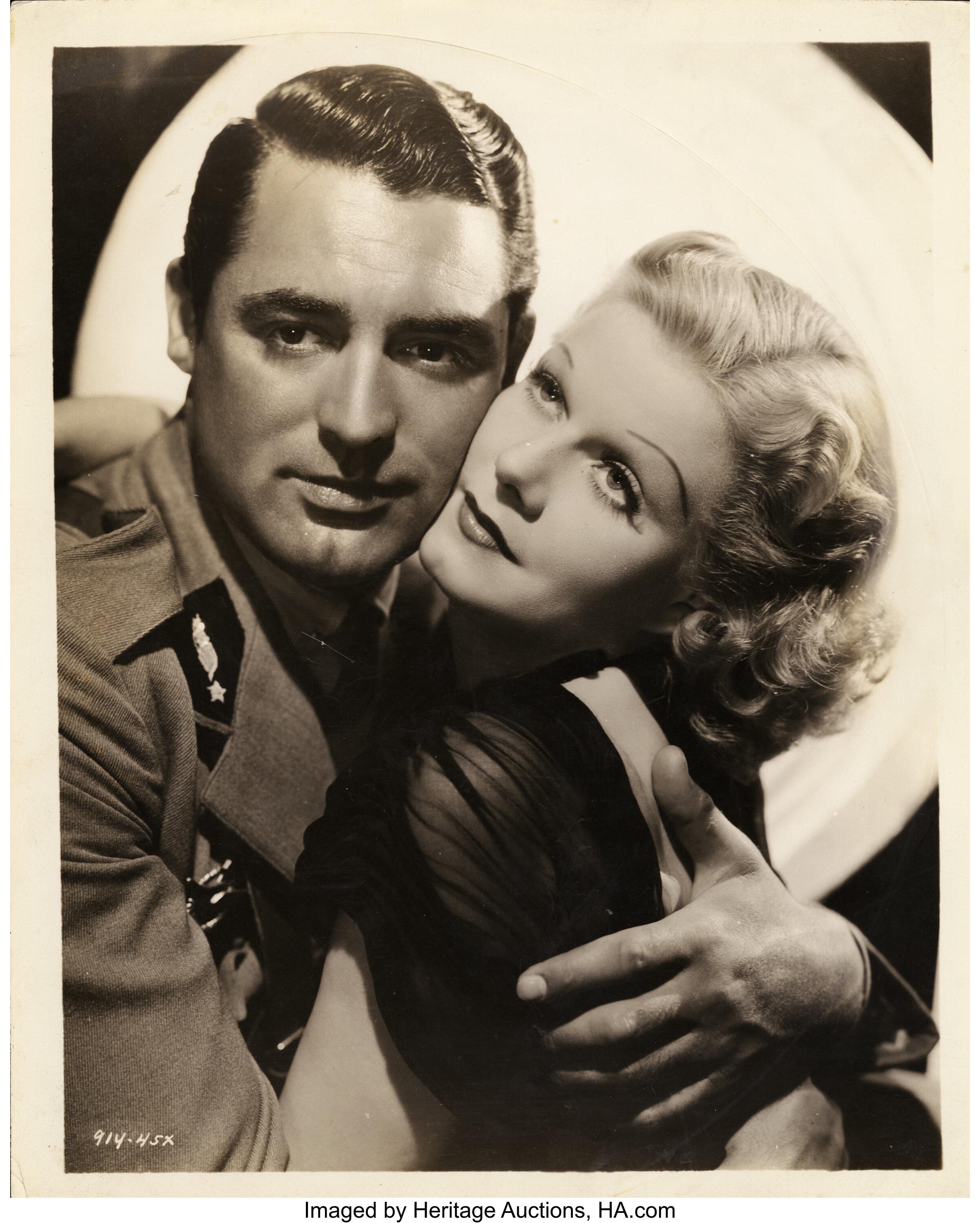 Cary Grant And Jean Harlow In Suzy Publicity Still Mgm 1936 Lot