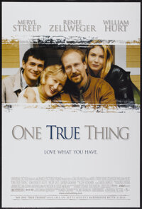 One True Thing (Universal, 1998). One Sheet (27" X 40"). Drama