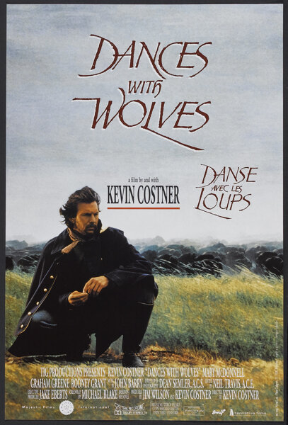 Dances With Wolves Majestic 1991 Belgian 15 75 X 23 75 Lot 51128 Heritage Auctions