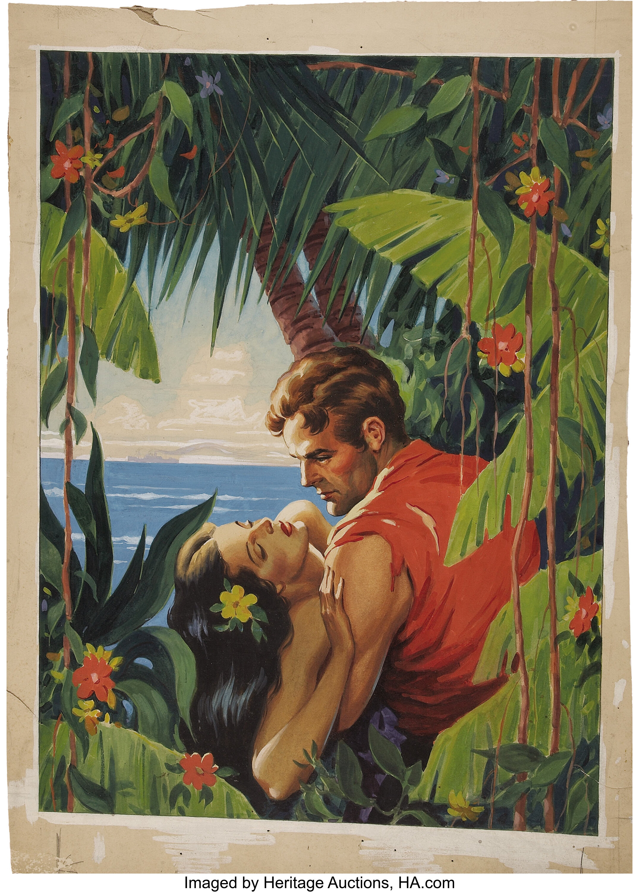 Romance Pulp Magazine Cover Original Art C 1939 Original Lot 15897 Heritage Auctions