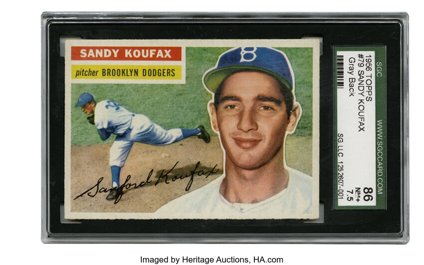 SGC 6 1959 Topps Sandy Koufax