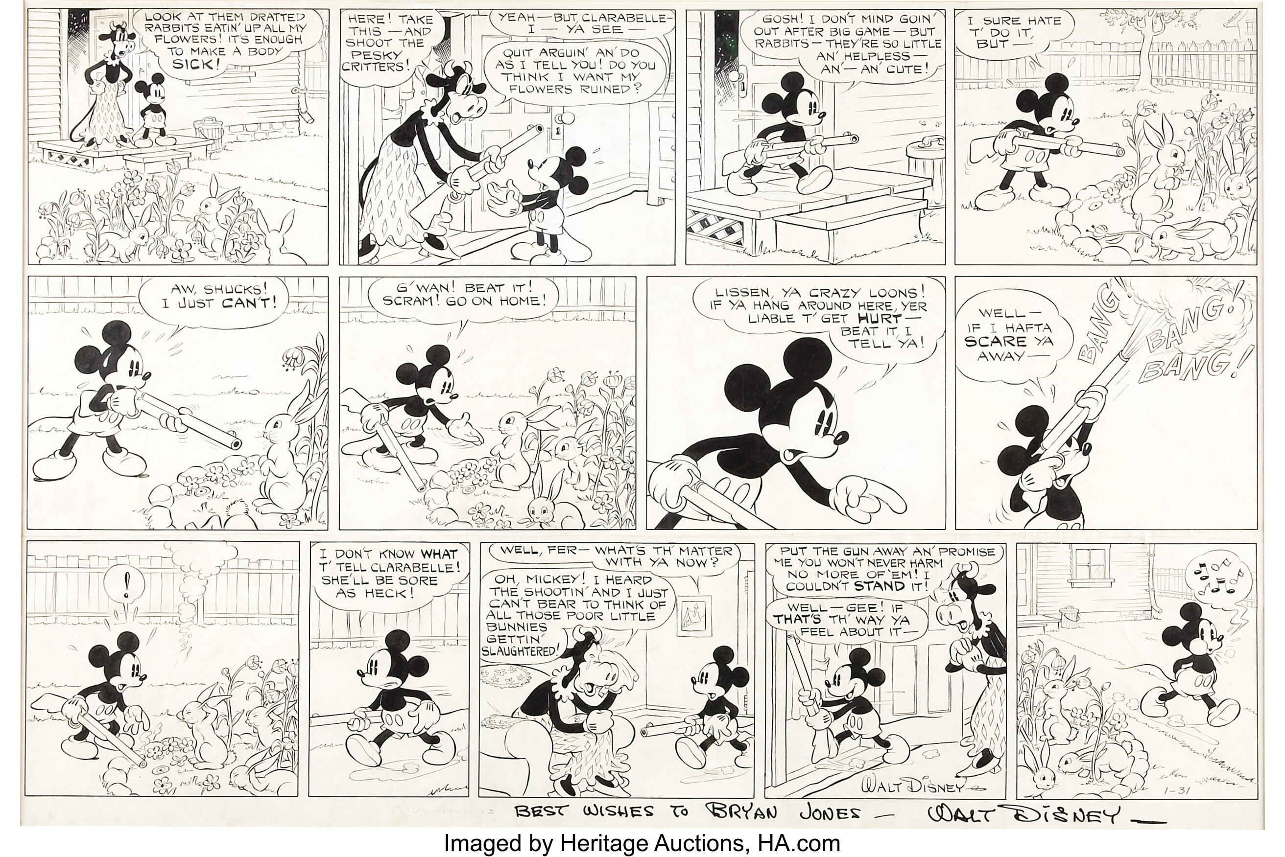 Mickey Comic Strip