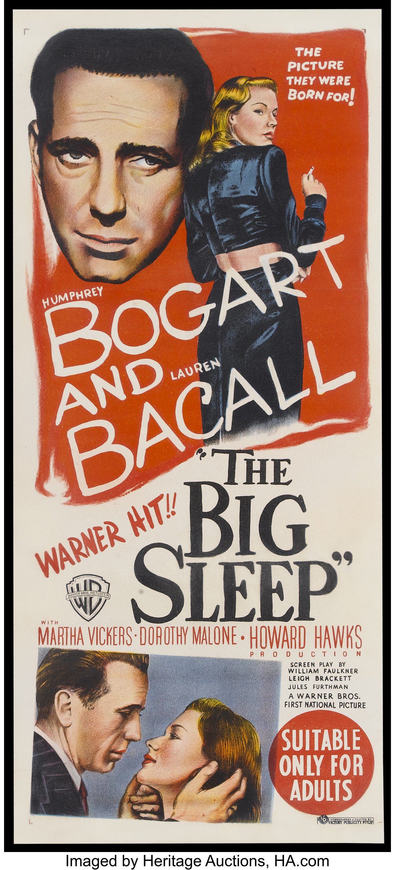 The Big Sleep (Warner Brothers-First National, 1946). Australian | Lot ...