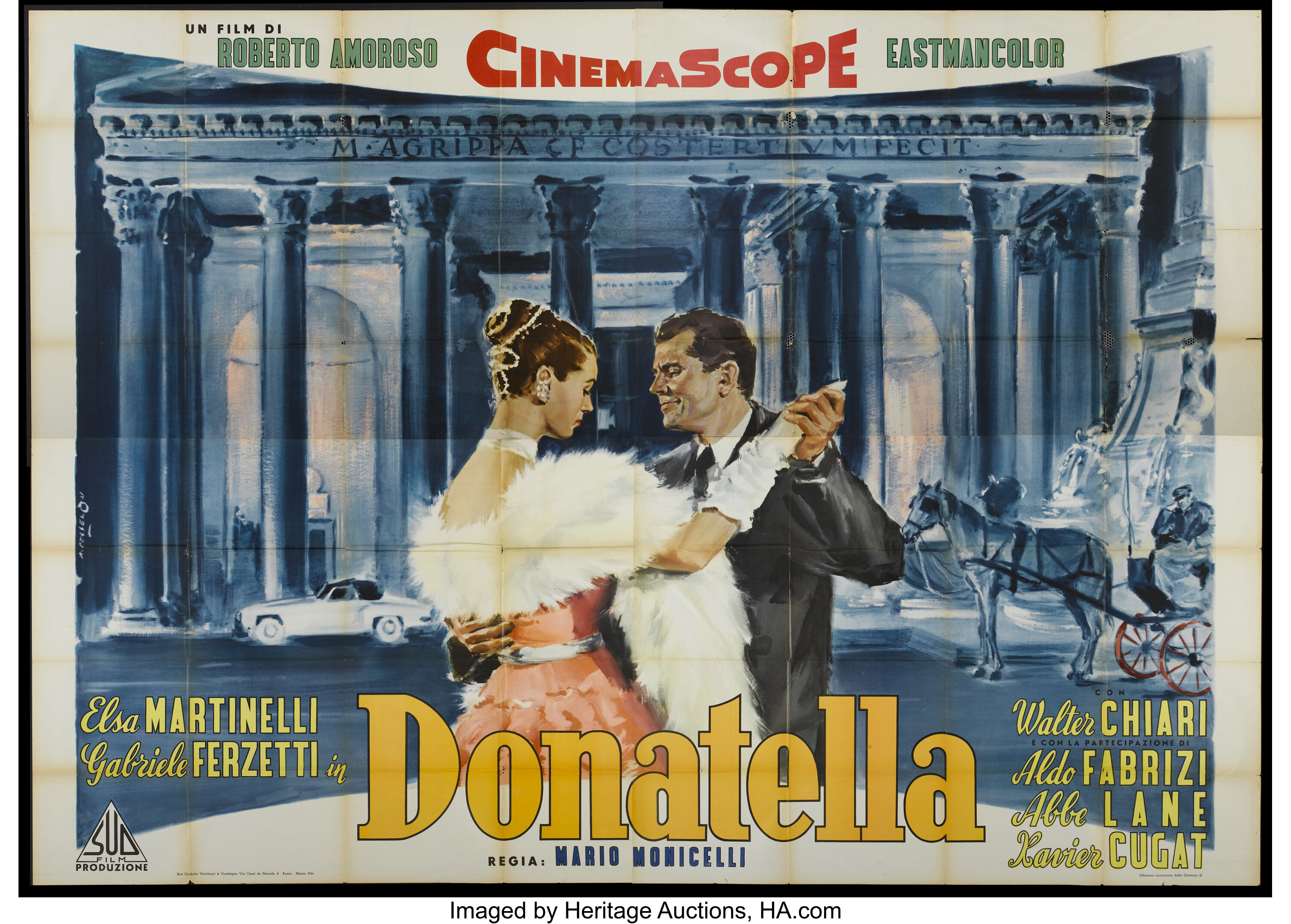 Donatella (Sud-Film, 1956). Italian Billboard (58