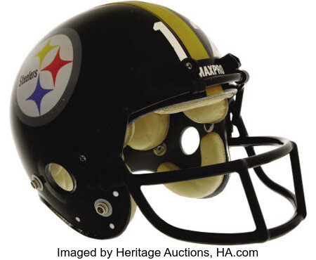 Pittsburgh Steelers #12 Terry Bradshaw Autographed Riddell Mini Helmet