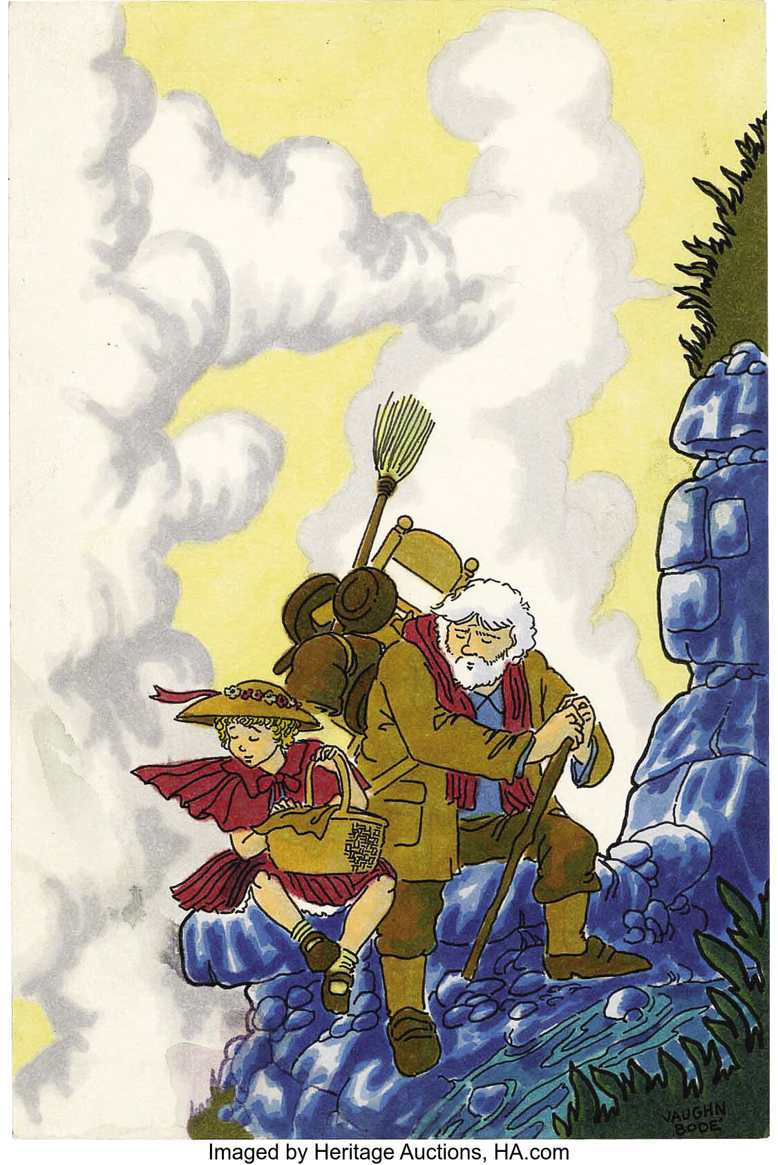 Vaughn Bode Heidi Children's Book Illustration Original Art (Frank ...