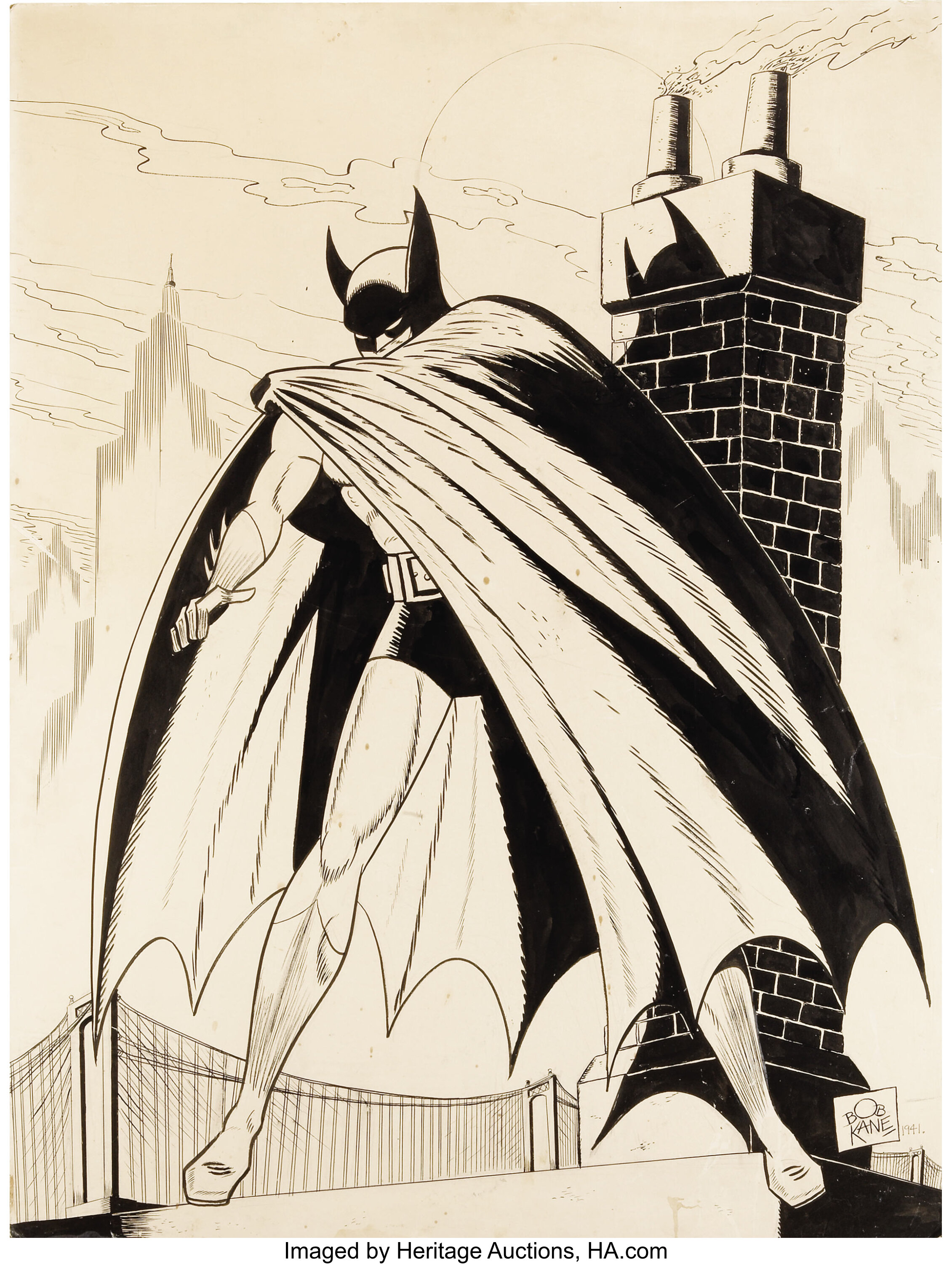 Arriba 61+ imagen bob kane batman art