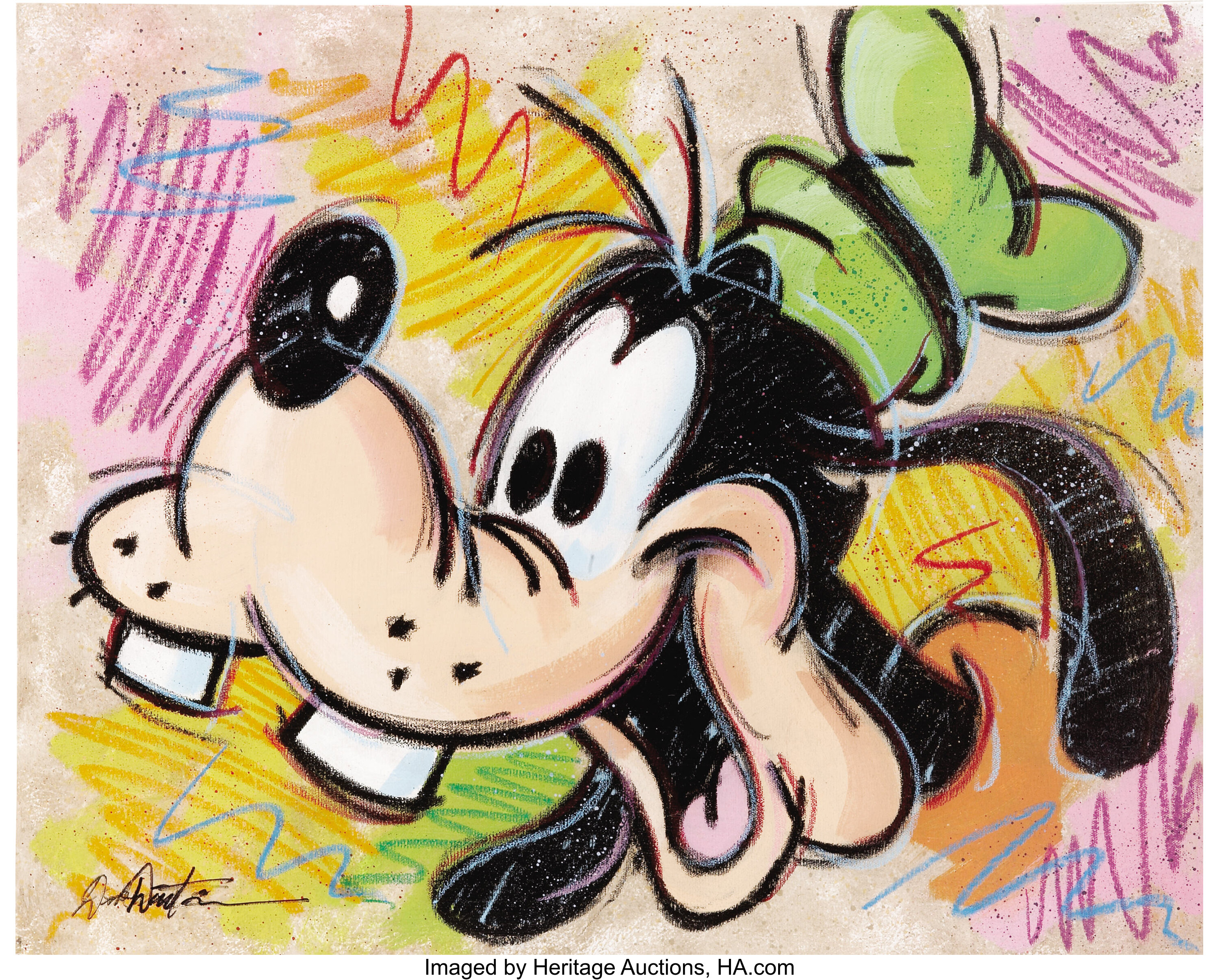 Dick Duerrstein - Goofy Painting Original Art (2002).... Original | Lot ...