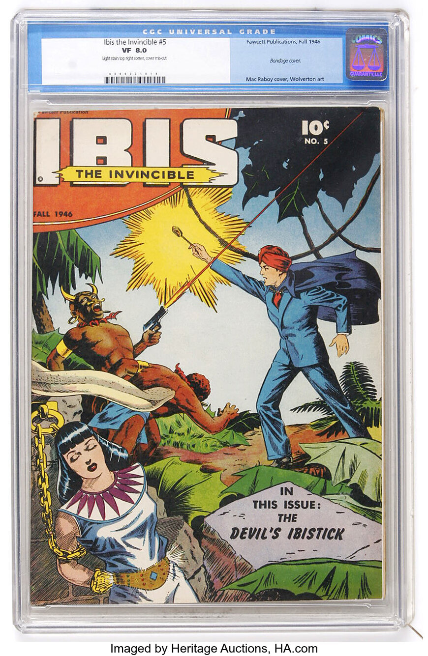 Ibis The Invincible 5 Fawcett 1946 Cgc Vf 8 0 Golden Age Lot Heritage Auctions