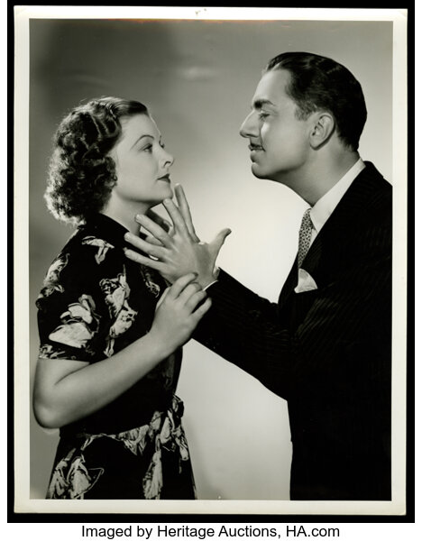 William Powell And Myrna Loy In Double Wedding Publicity Still