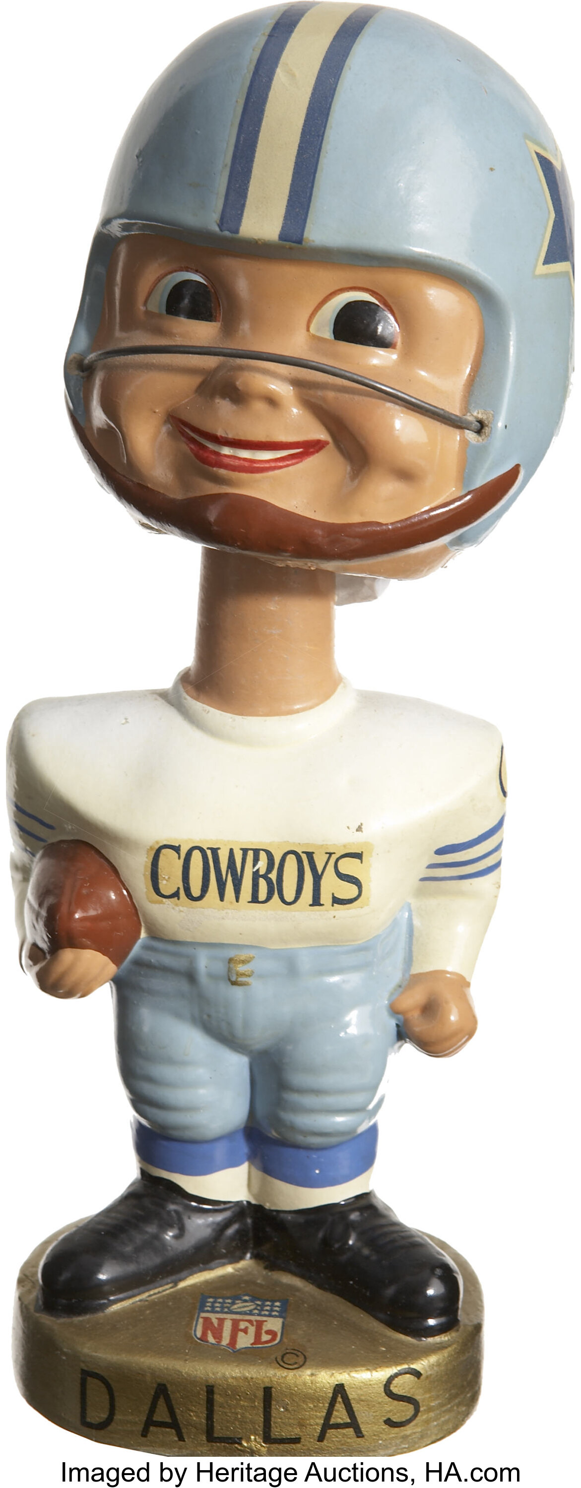 1968-70 Dallas Cowboys Bobblehead. Football Collectibles Others, Lot  #43161