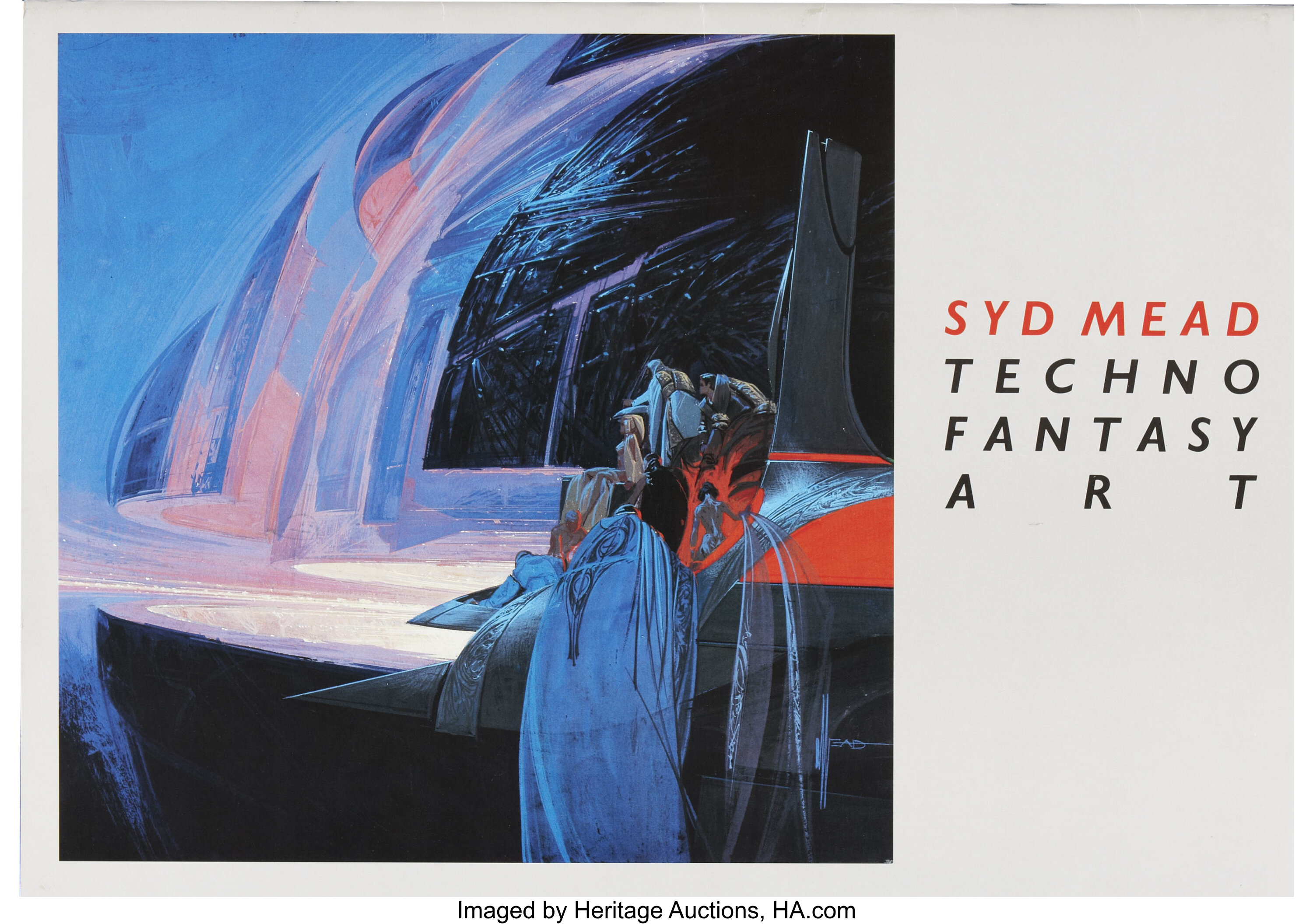 Syd Mead - Techno Fantasy Art Soft Cover Book (Oblagon