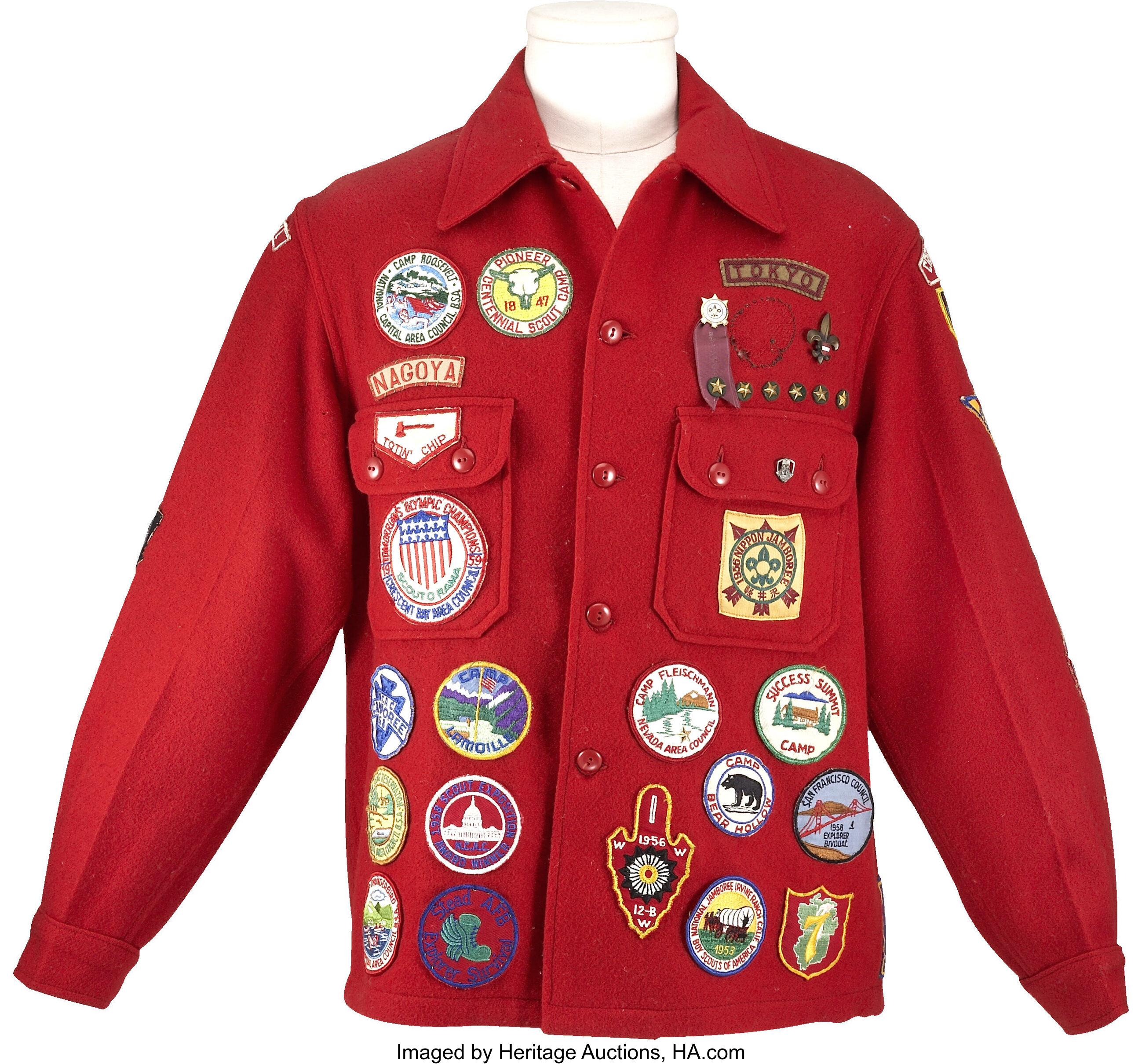 Red deals scout jacket