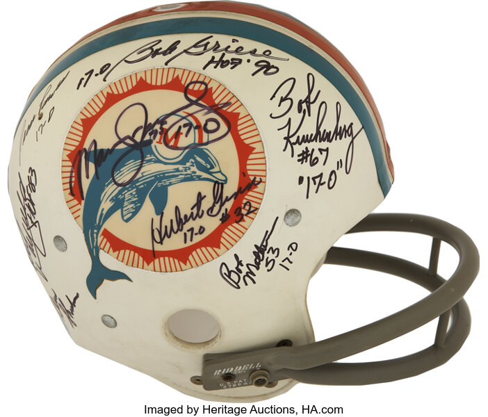 1972 Miami Dolphins Team-Signed Helmet - Representing the, Lot #81498