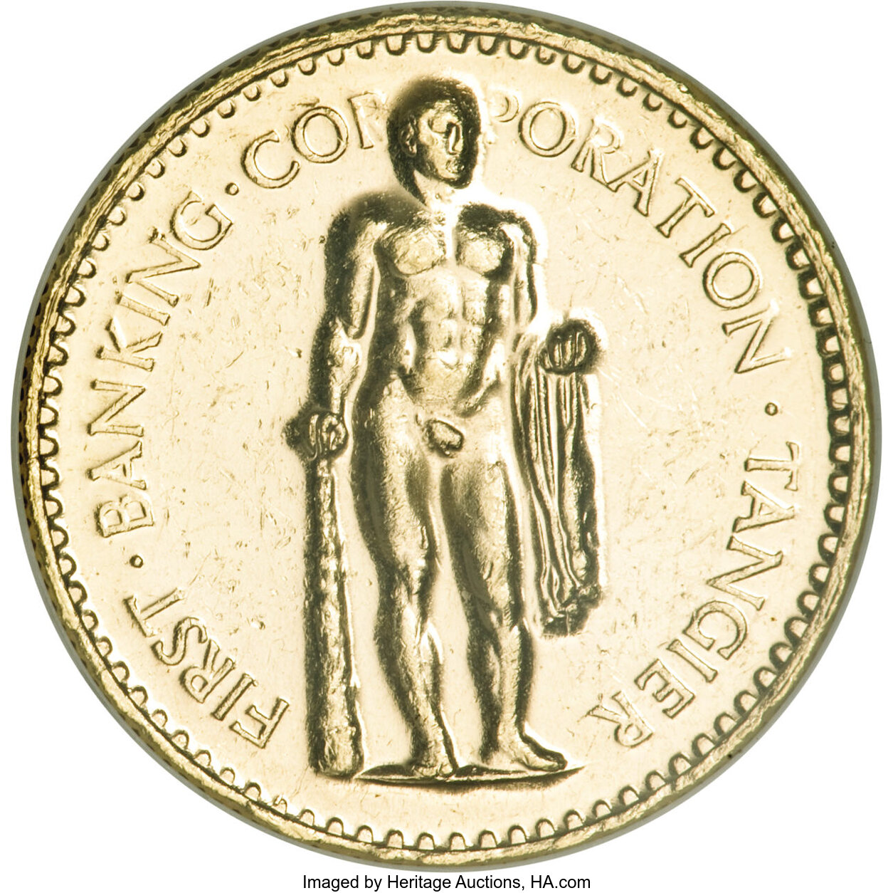 Morocco: Rothschild & Sons gold Ounce ND (1954) Tangier