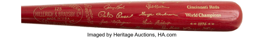 Sold at Auction: 1976 Cincinnati Reds Baseball World Champions