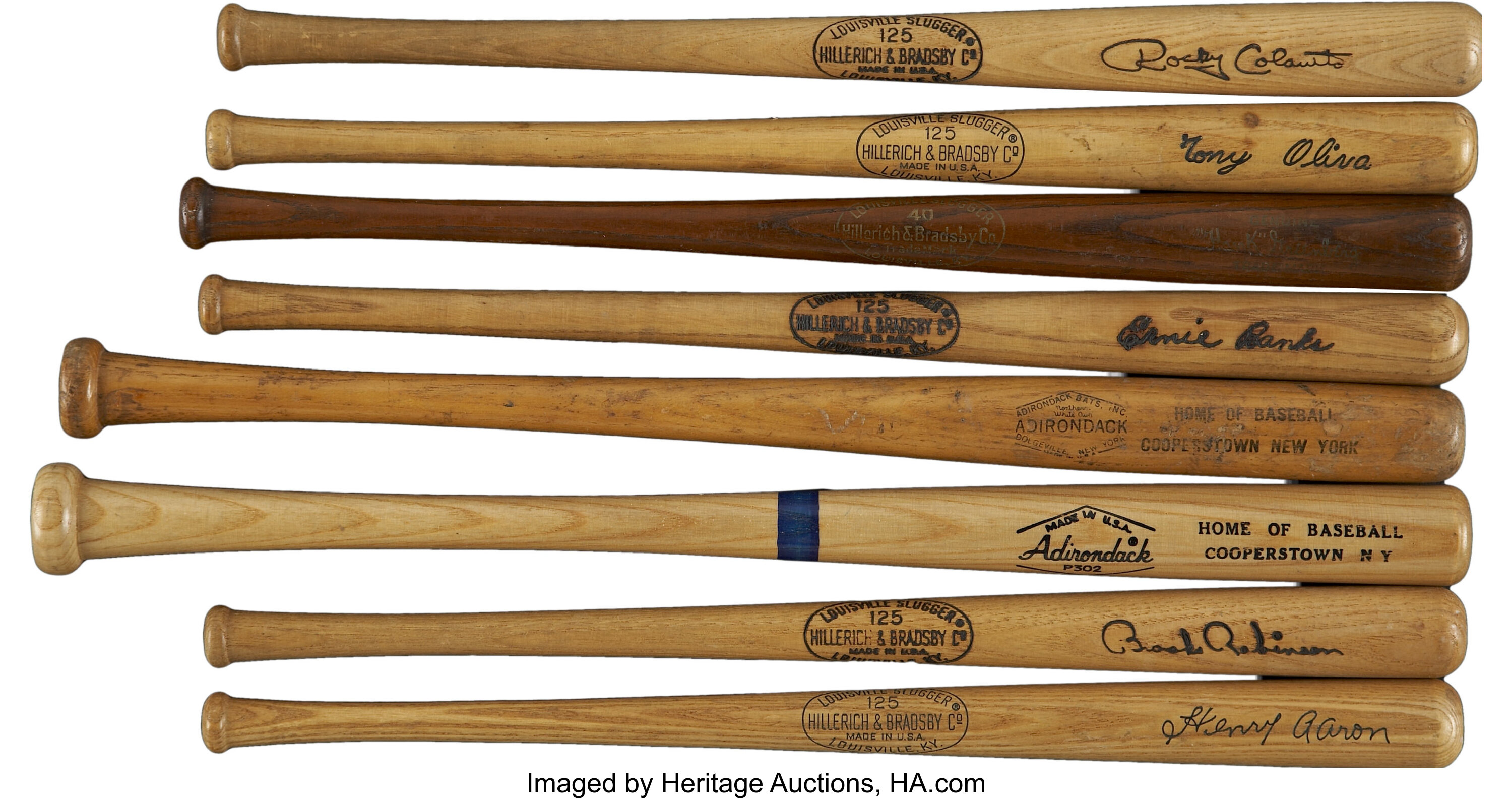 Lot Detail - Hank Aaron Vintage Louisville Slugger Baseball Bat