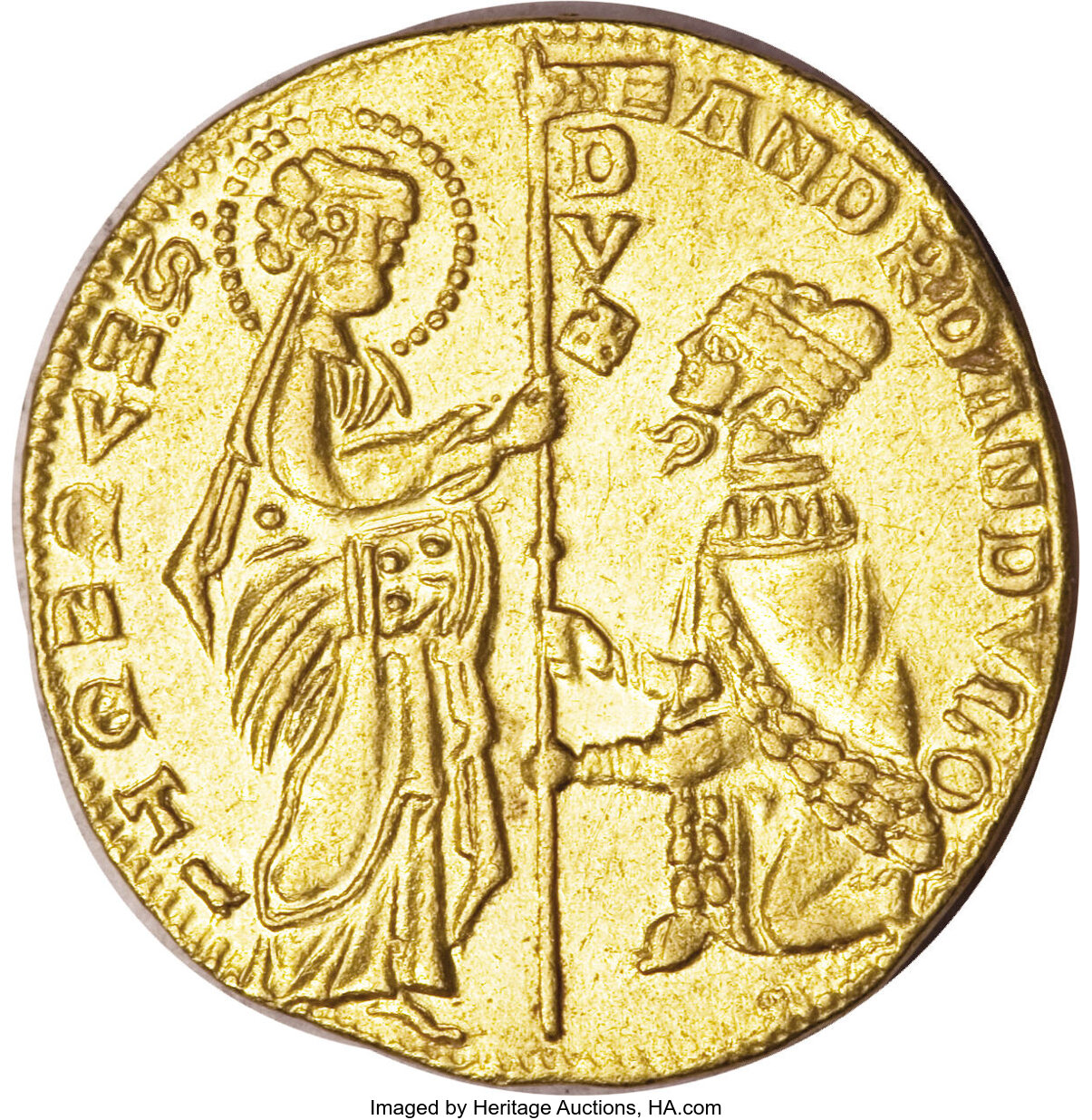 Italy: Venice. Andrea Dandalo gold Ducat ND (1343-1354),... Italy