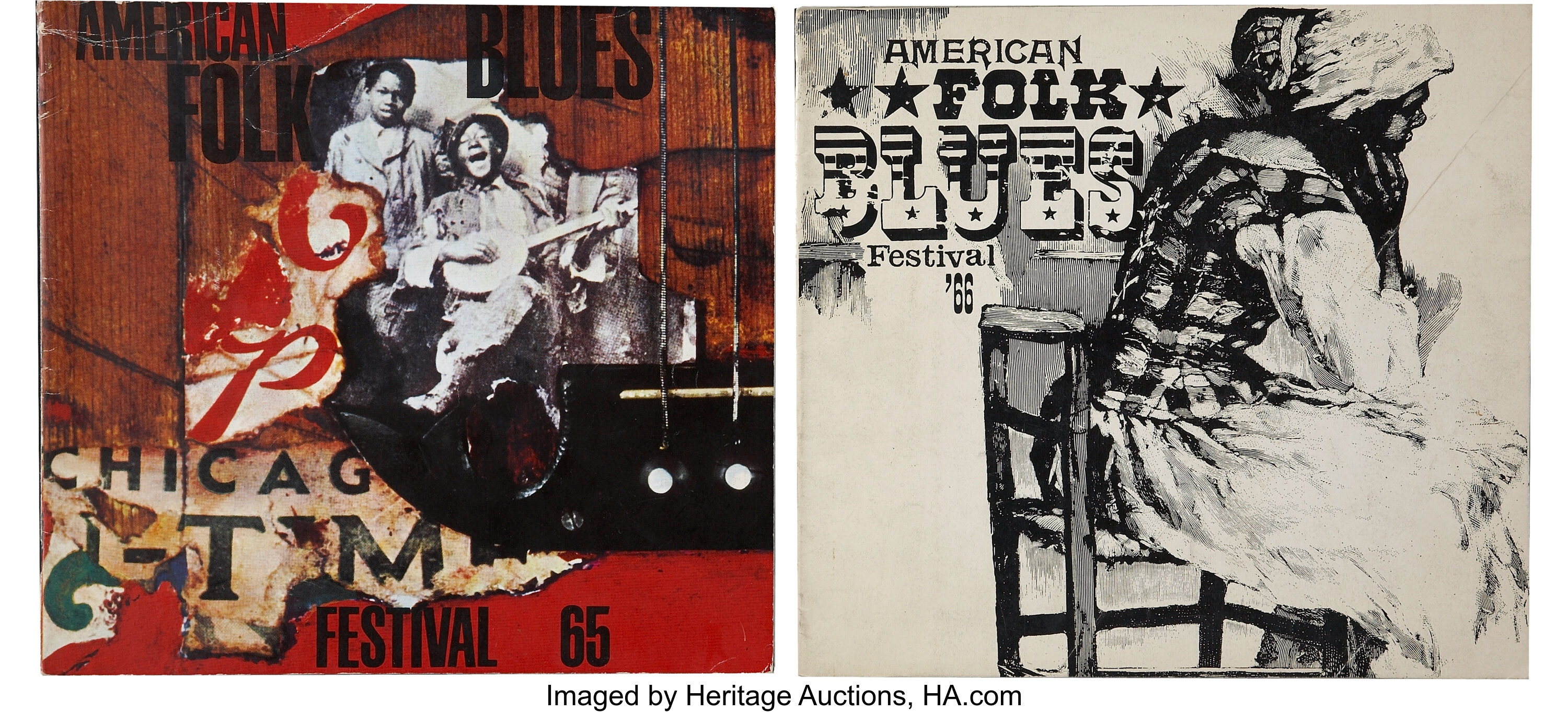 American Folk and Blues Festival Program Books 1965-67.... (Total: | Lot  #51099 | Heritage Auctions