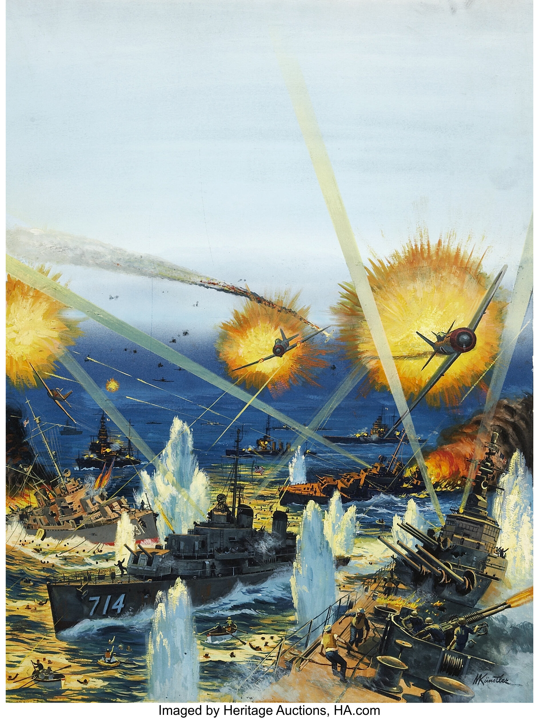 mort-k-nstler-american-b-1931-america-s-worst-naval-defeat-lot