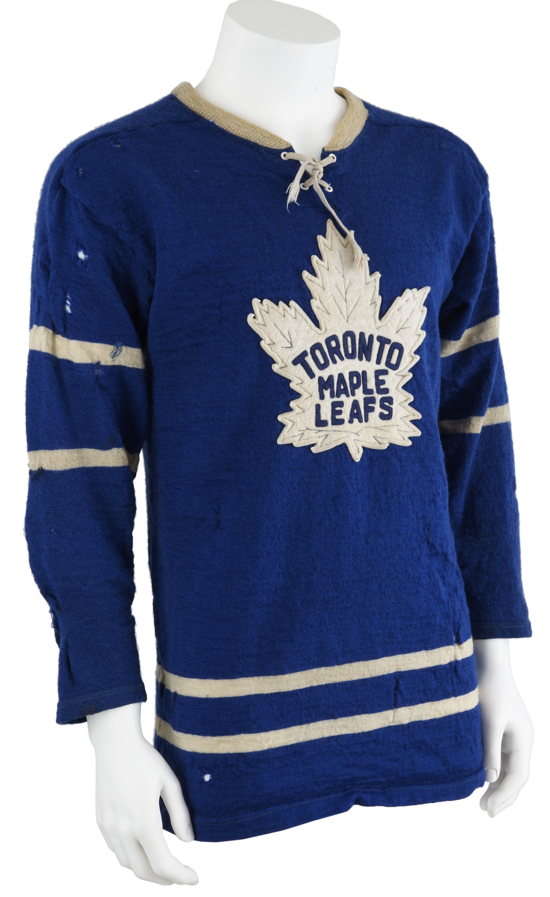 61 2015-16 Toronto Maple Leafs 1967 Style Team Game Issued Jersey