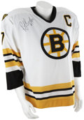 Lot Detail - 1998-99 RAY BOURQUE AUTOGRAPHED BOSTON BRUINS GAME WORN JERSEY  (NSM COLLECTION)