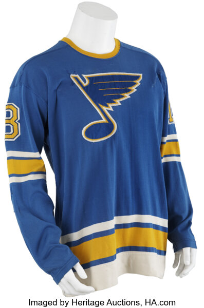 Vintage St Louis Blues Hockey T-shirt Blue Yellow Shirt Screen 