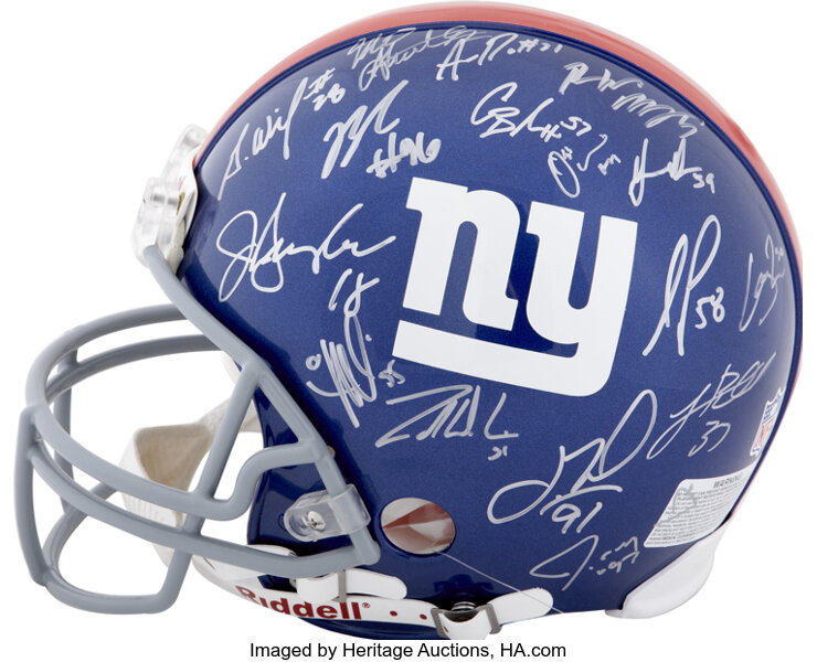 giants signed football