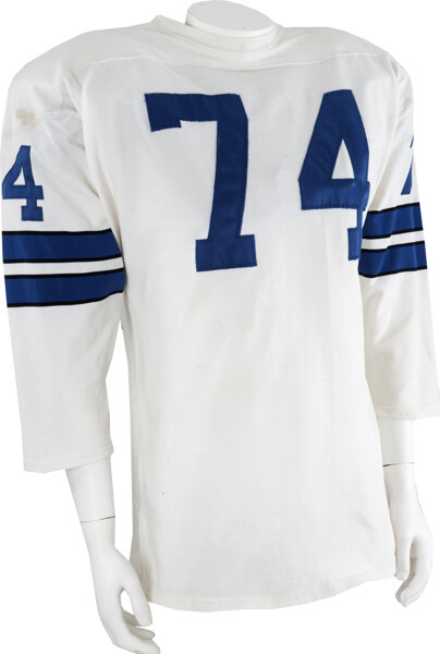 Early 1970's Bob Lilly Game Worn Jersey. Football Collectibles