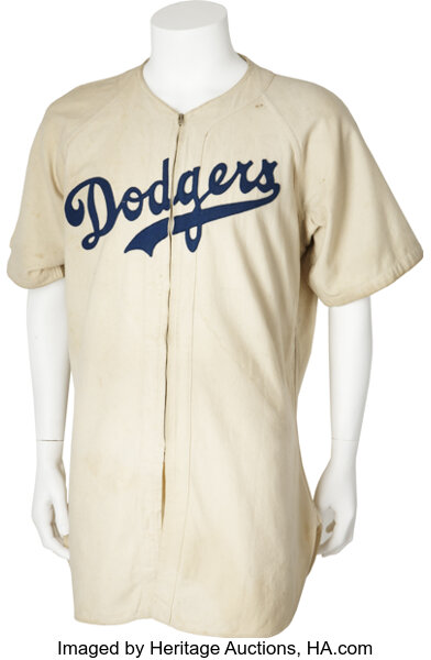 1941 Brooklyn Dodgers Complete Game Worn Uniform. Baseball