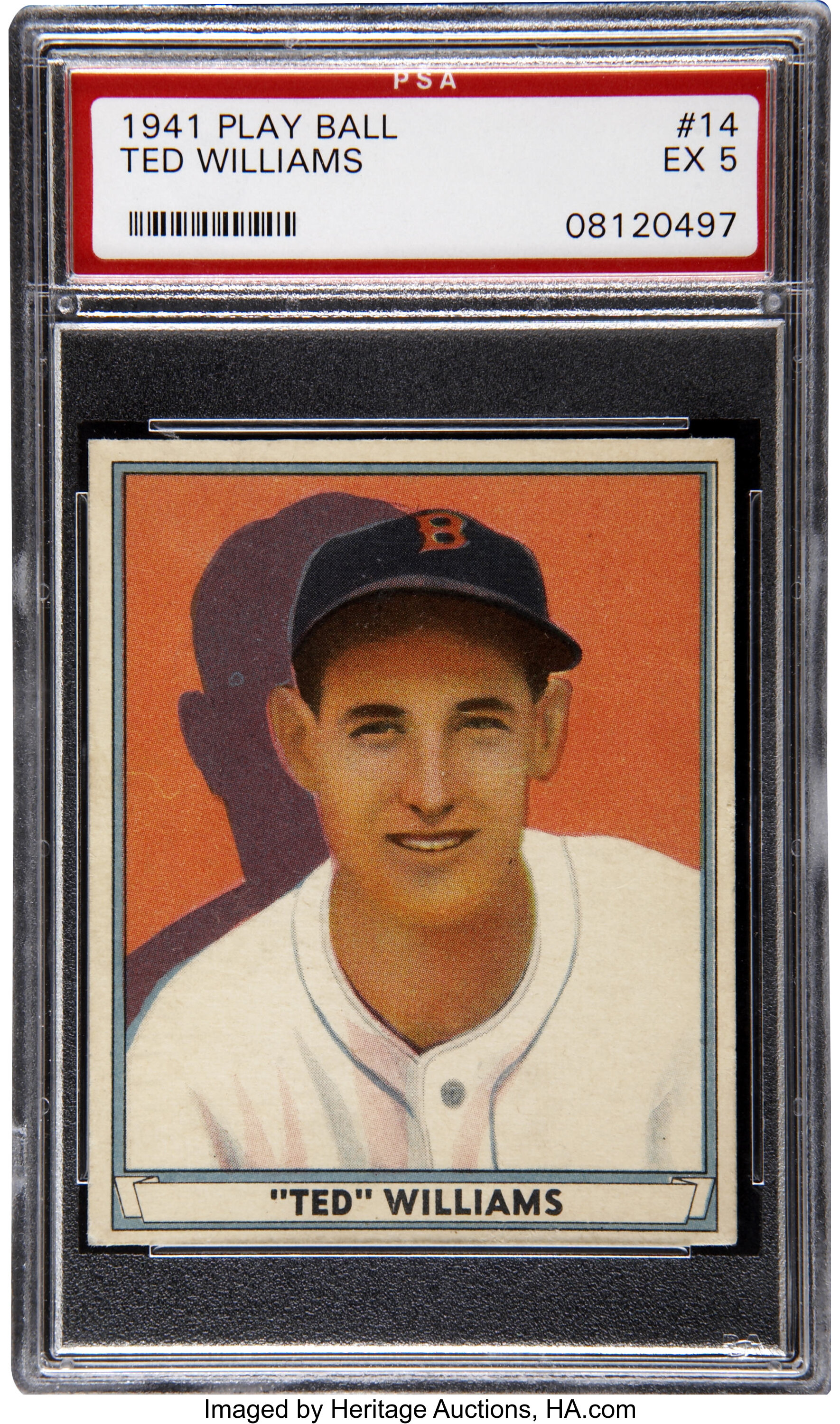 Ted Williams plays in 1941 to hit .406