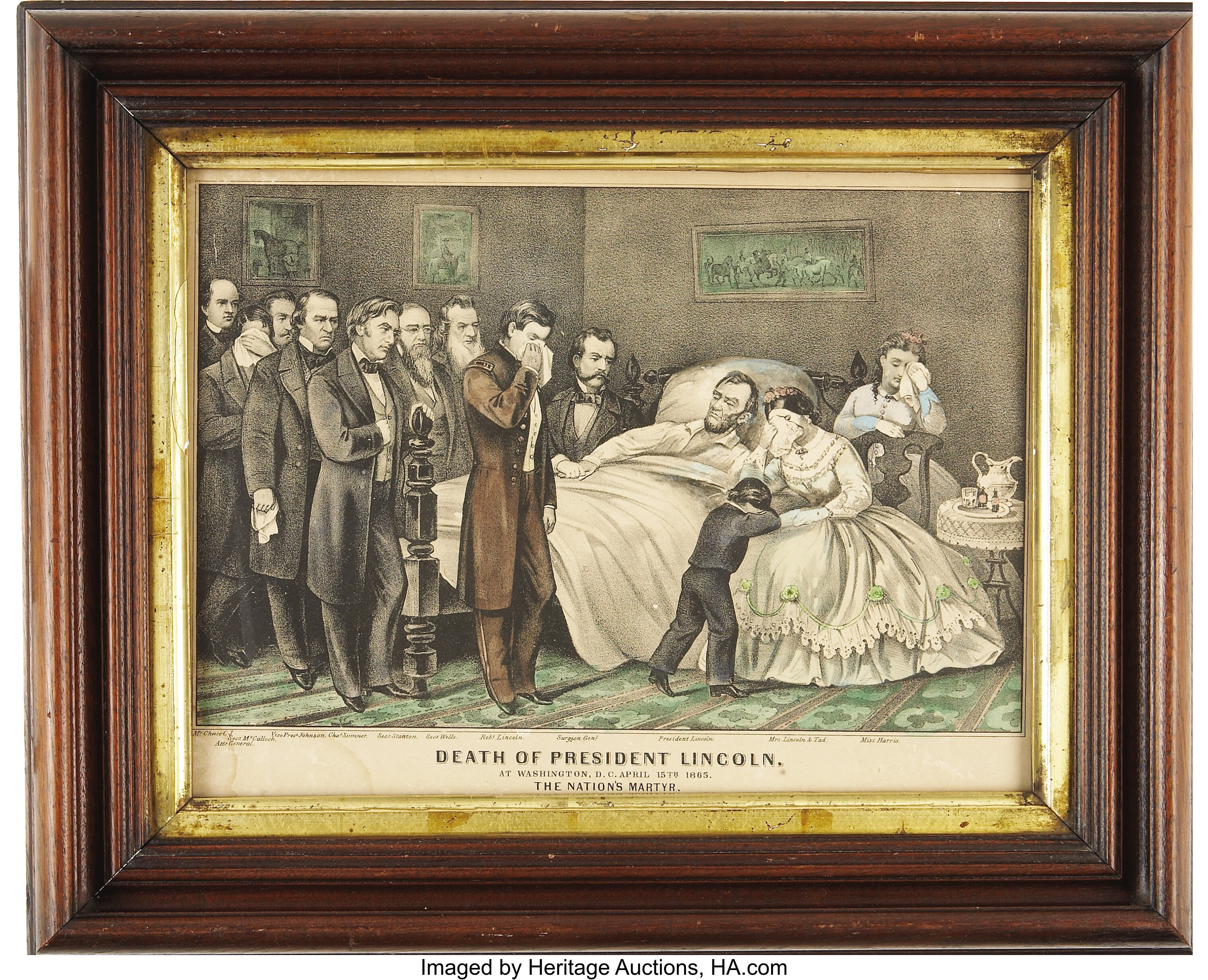 Death and burial of Abraham Lincoln [Cut of Abraham Lincoln A nation mourns  his loss! By Humanities [pseud] Air:- Sweet home. Boston: Morrill, Pr.  [1865]. - PICRYL - Public Domain Media Search