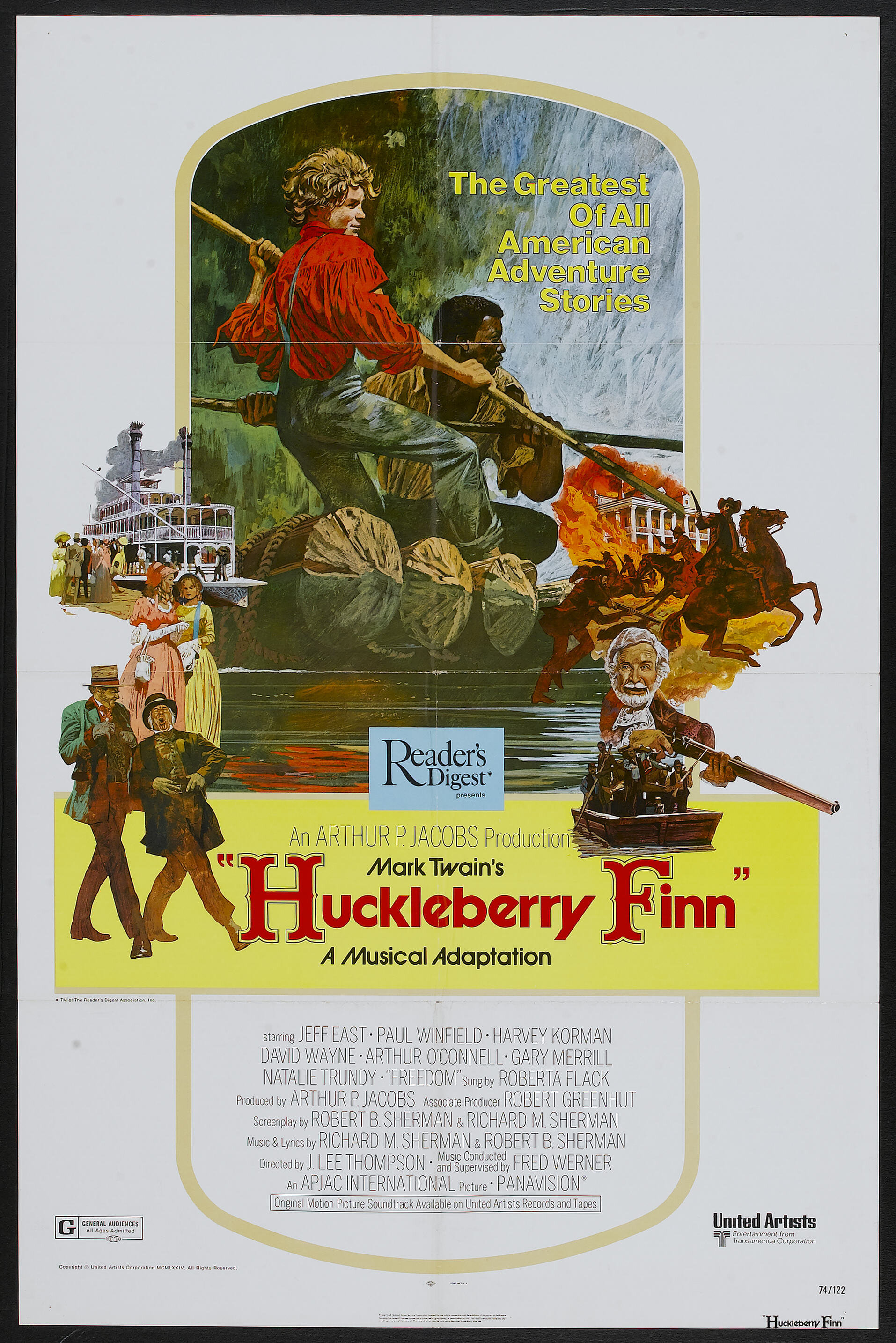 huckleberry finn movie 1974