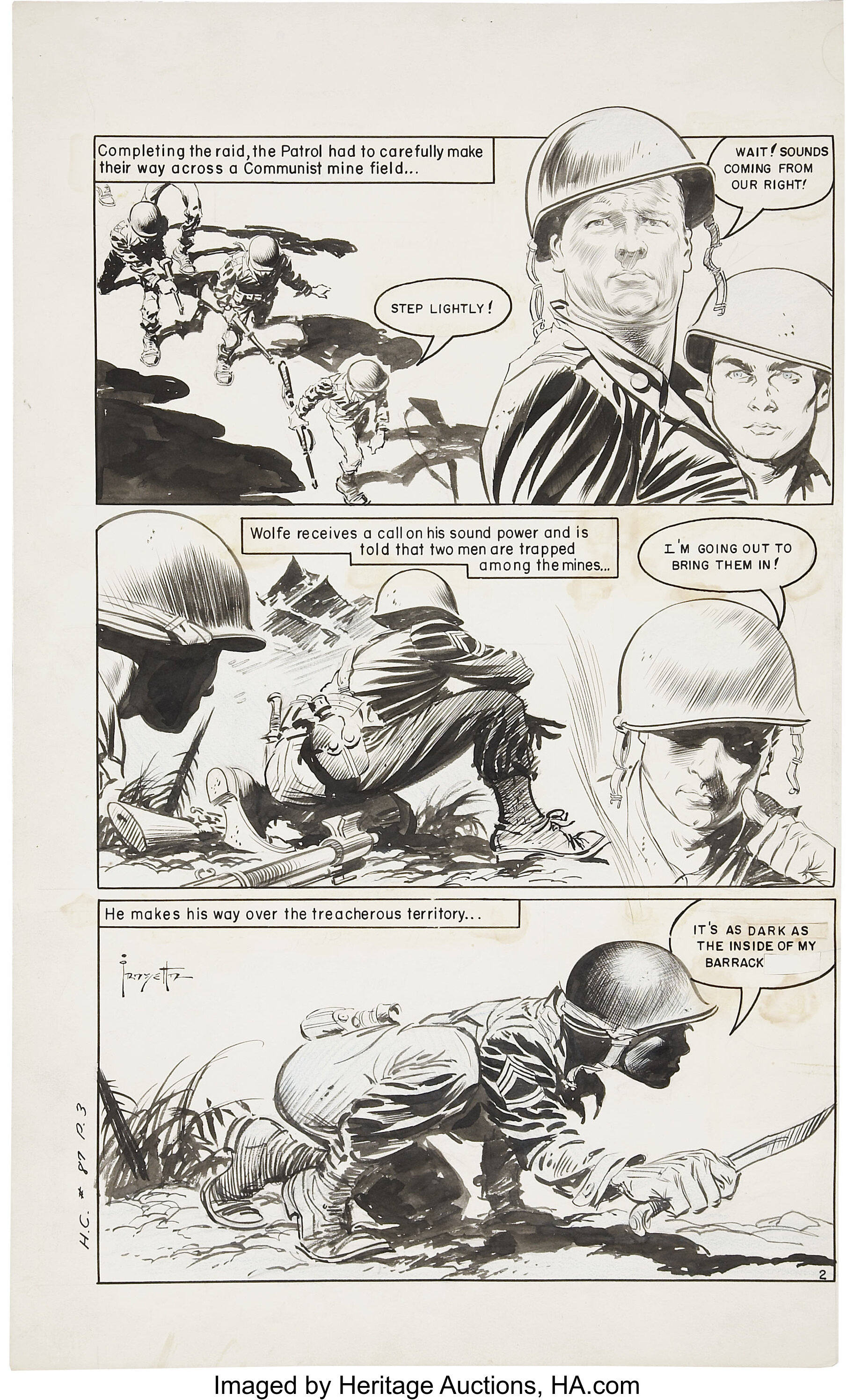 Frank Frazetta Heroic Comics #87 page 2 Original Art (Eastern | Lot ...