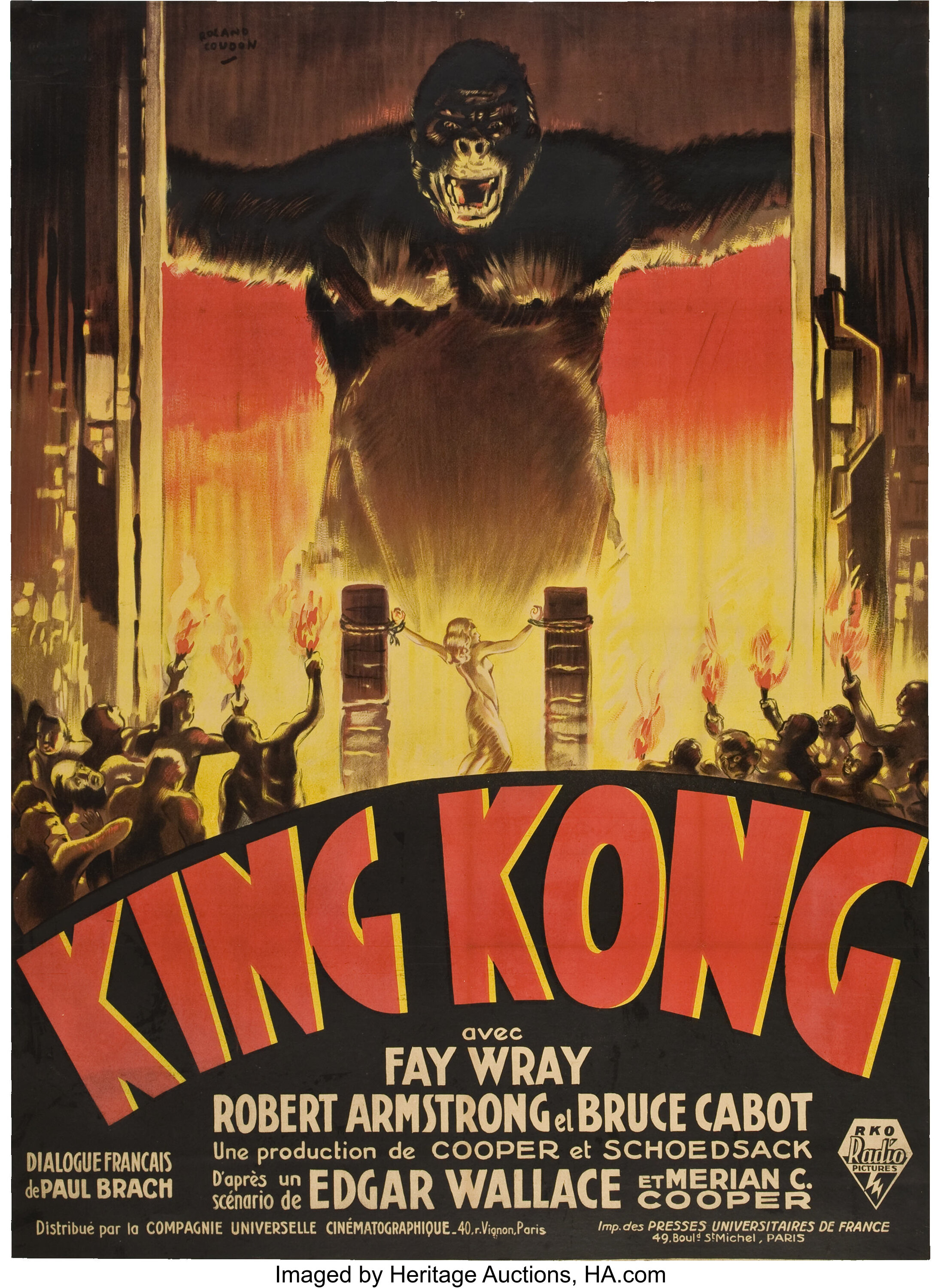 King Kong (RKO, 1933). French Grande (47