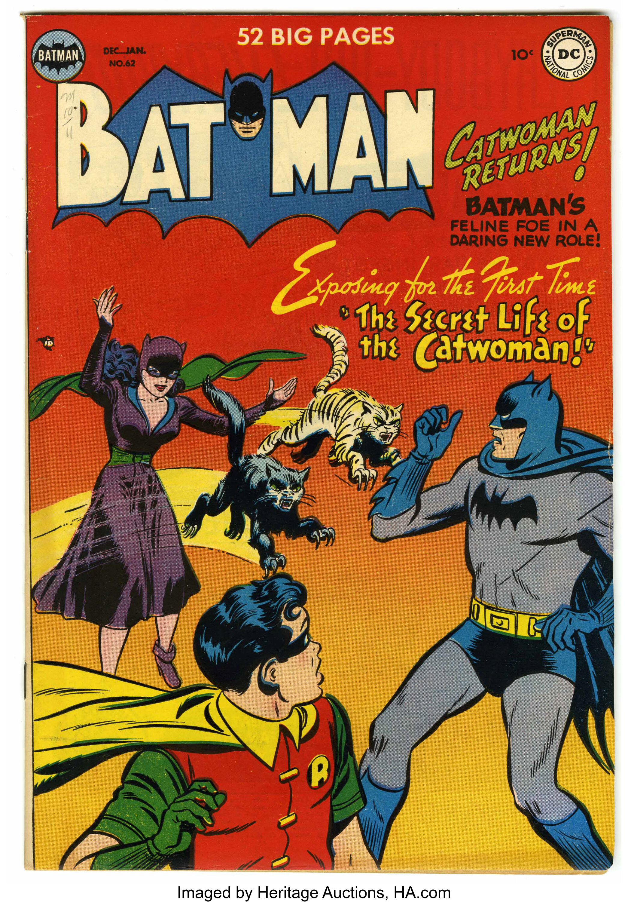 Batman #62 (DC, 1950) Condition: VF/NM.... Golden Age (1938-1955) | Lot  #91021 | Heritage Auctions