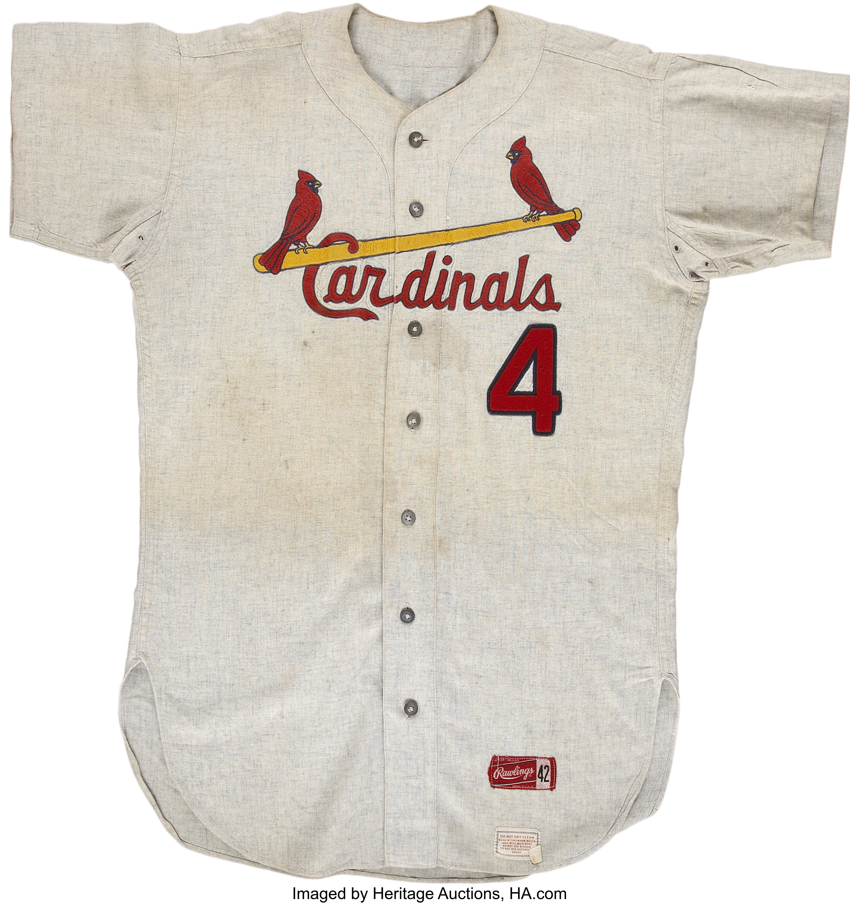 1968 St. Louis Cardinals Game Used Minor League Jersey