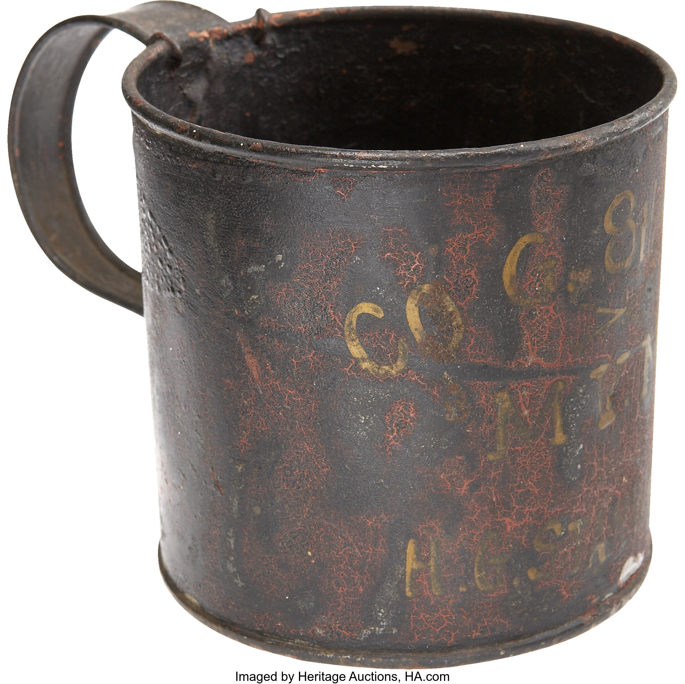 Art & Collectibles Memorabilia CIVIL WAR tin MUG with handle