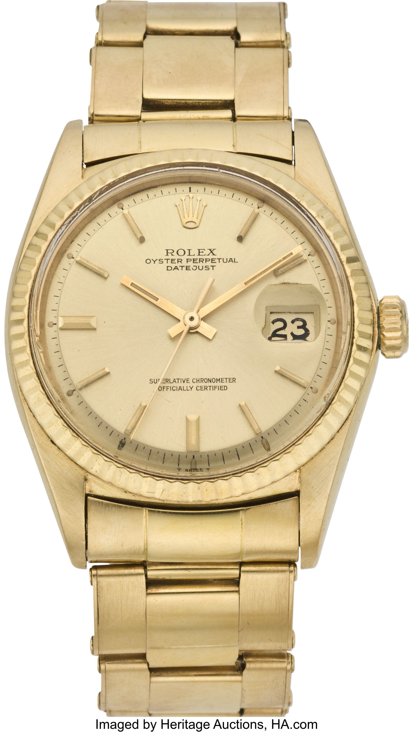 Rolex Early Gold Oyster Perpetual circa 1968. Timepieces