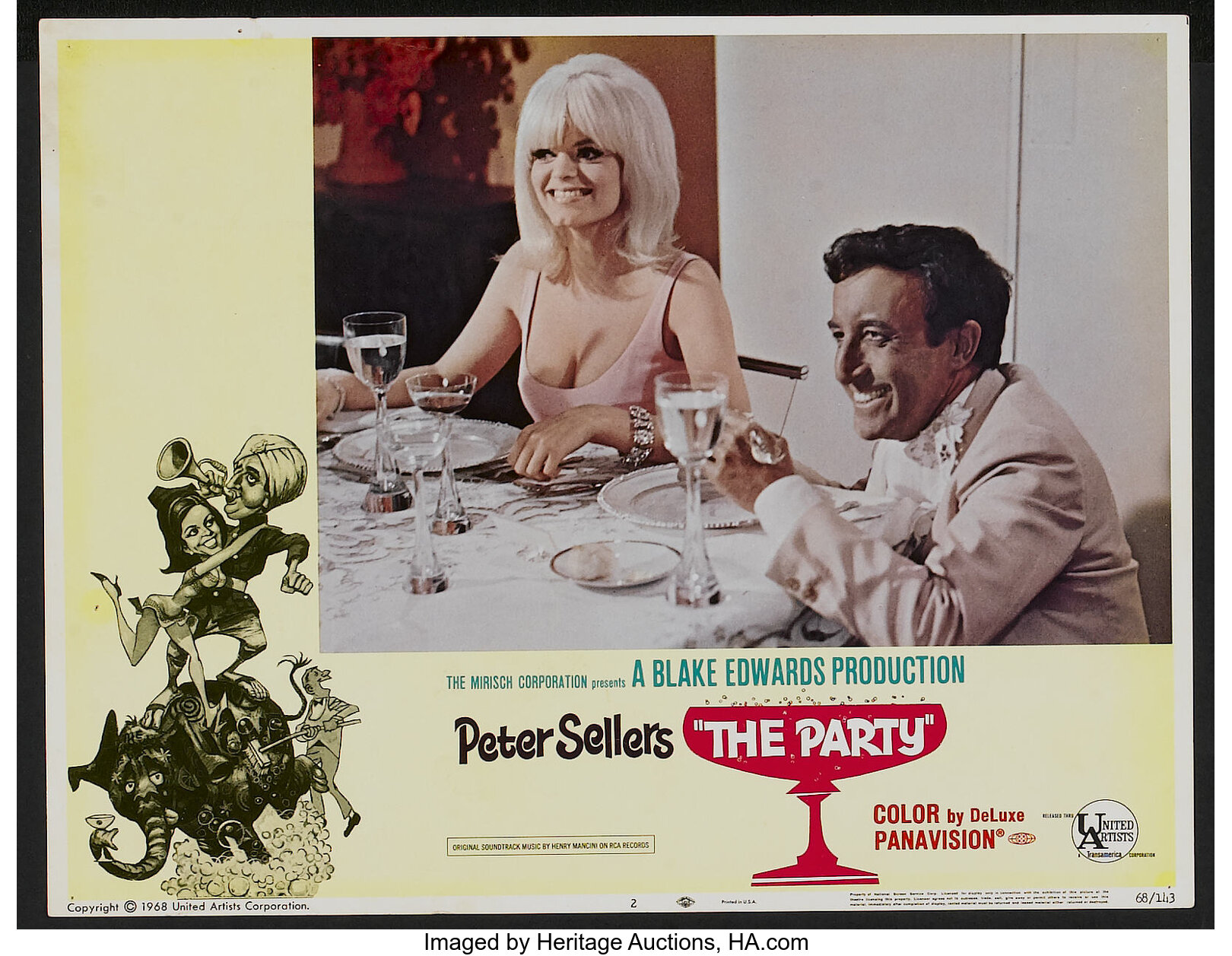 Paper Lion (United Artists, 1968). Window Card (14 X 22). Comedy