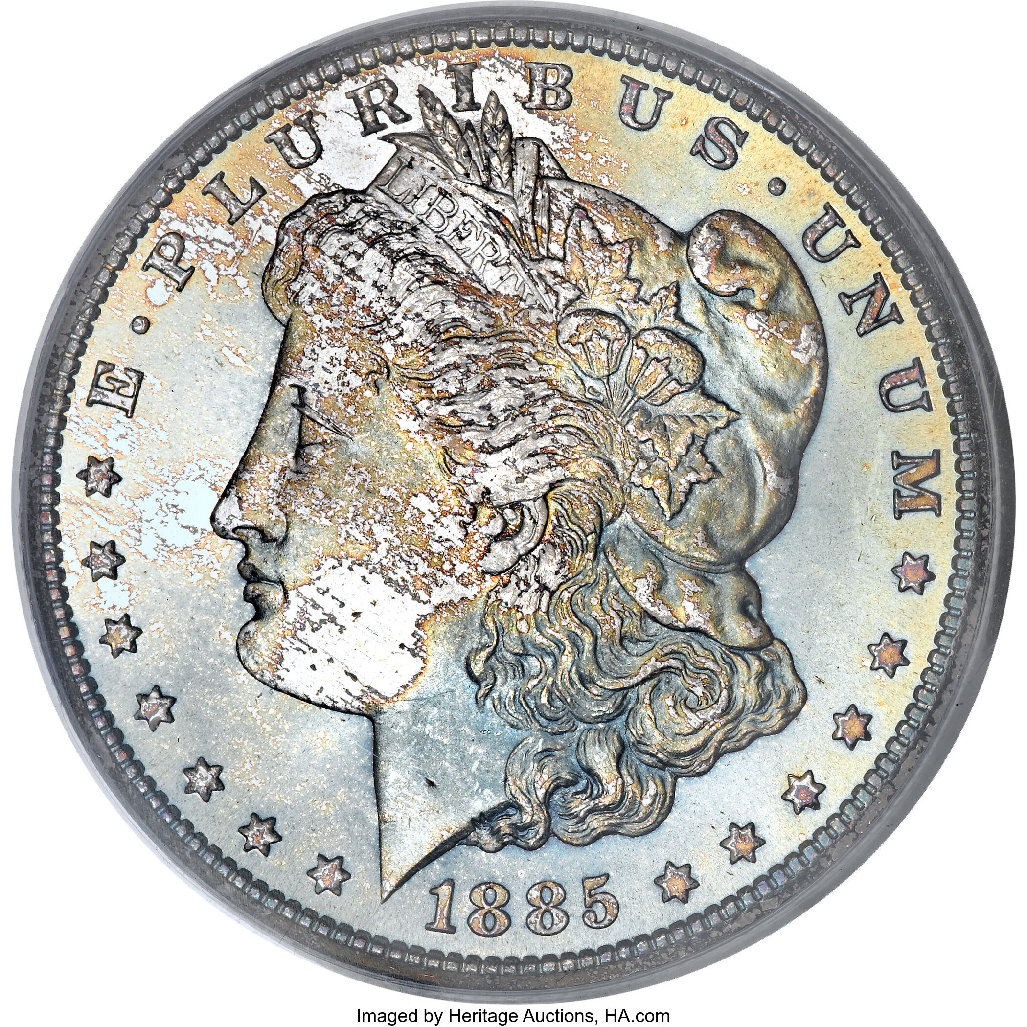 1885-CC $1 MS68 PCGS.... Morgan Dollars | Lot #4973 | Heritage Auctions