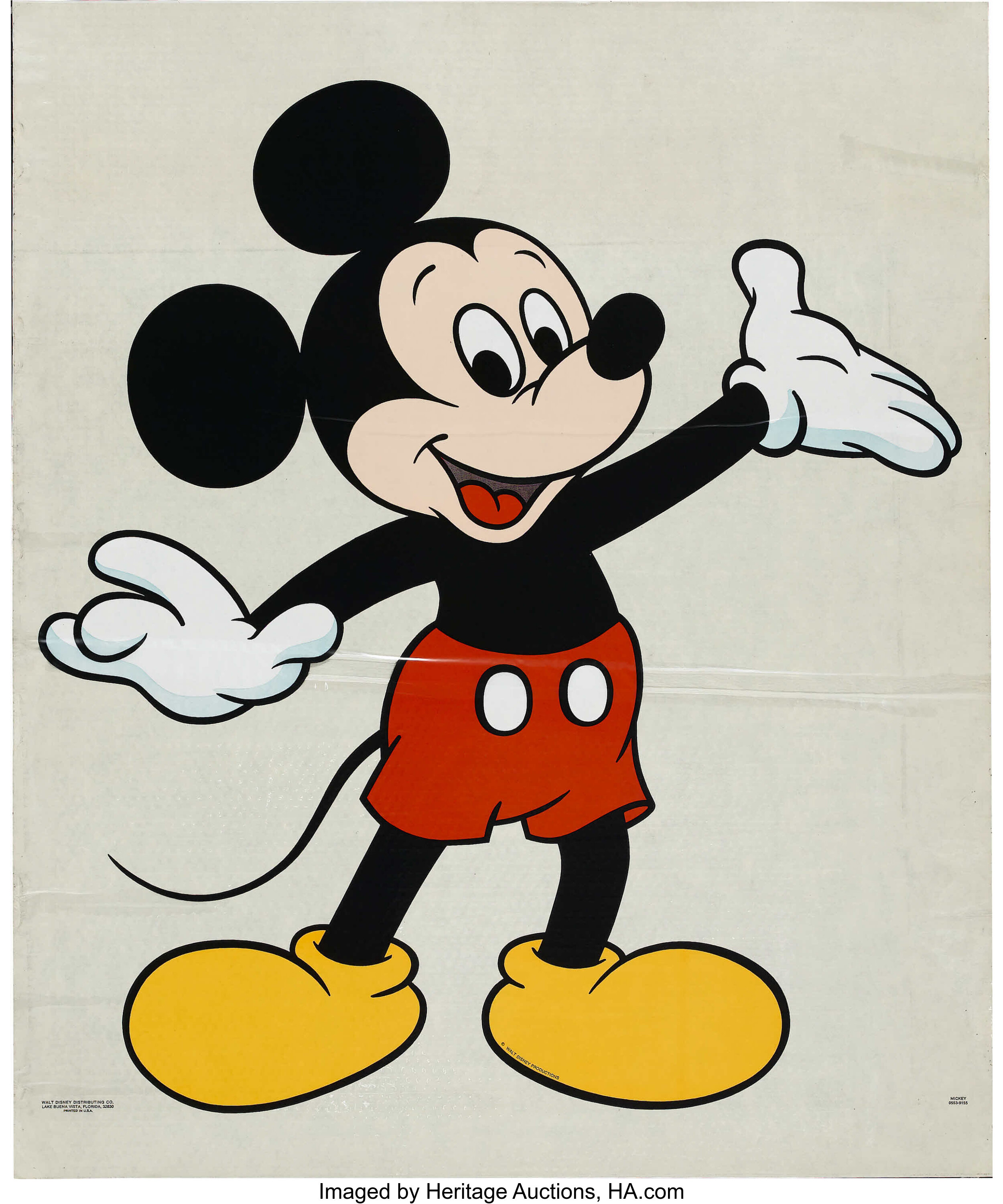 Mickey Mouse and Minnie Window Decal (Disney, 1976). (Total: 2), Lot  #17590