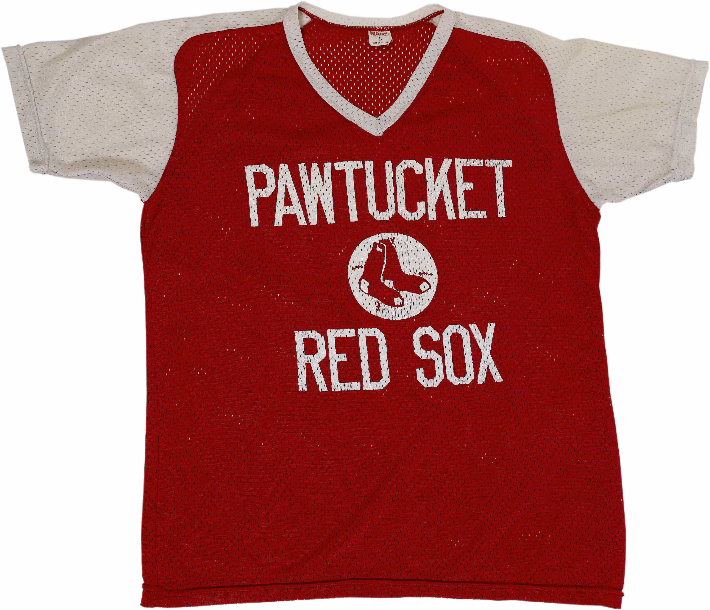 Early 1980's Pawtucket Red Sox Game Worn Jersey Attributed to Wade