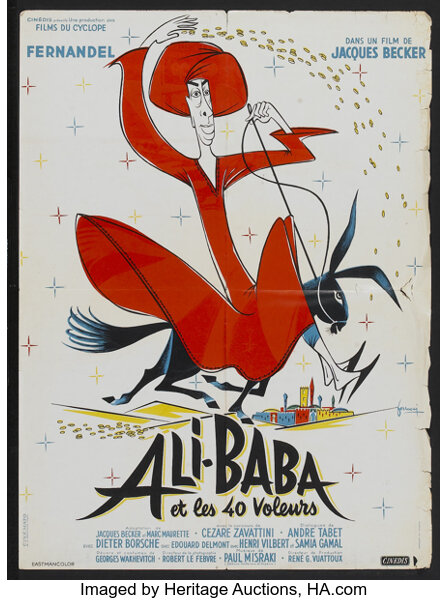 Ali Baba And The Forty Thieves Cinedis 1954 French Petite 22 Lot 51009 Heritage Auctions