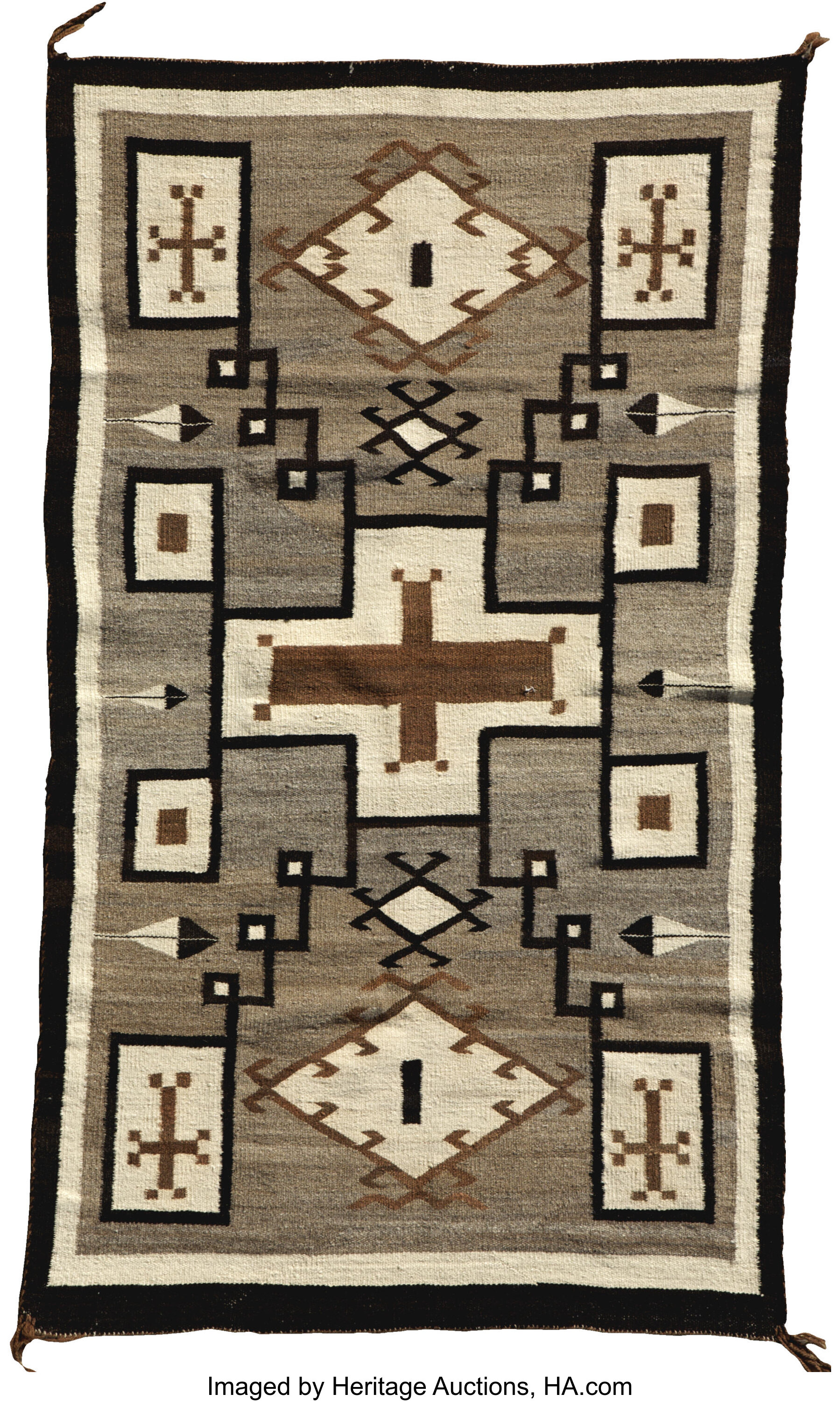 A NAVAJO PICTORIAL RUG. c. 1945... Other | Lot #55063 | Heritage Auctions