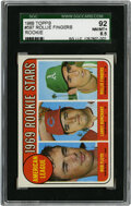 1969 Topps ROLLIE FINGERS Rookie Baseball Card (Card #597)