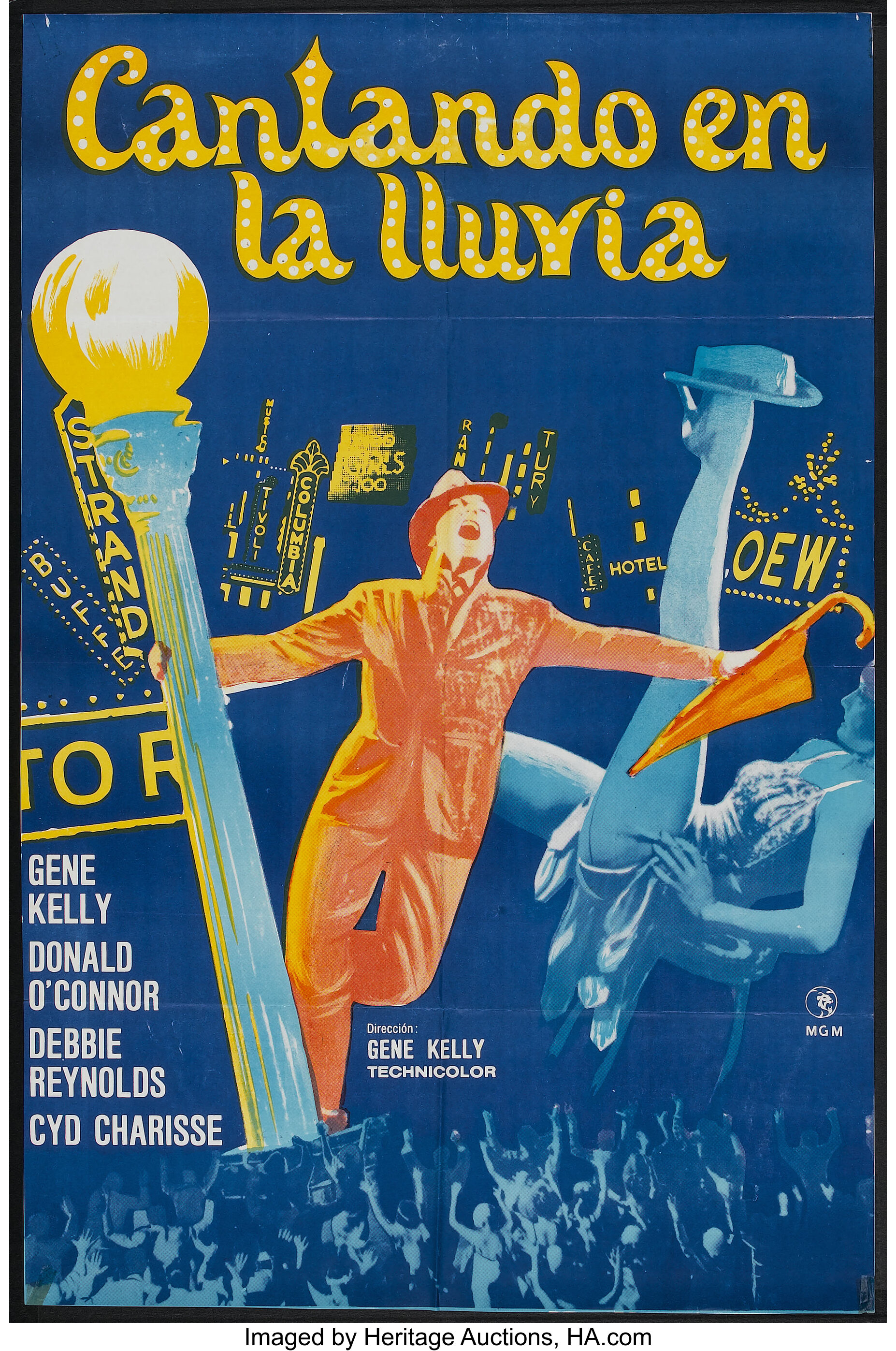 singing in the rain movie poster