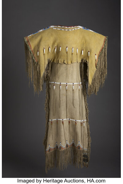 Via E Native Plains Buckskin Dress 18 Doll Clothes Pattern