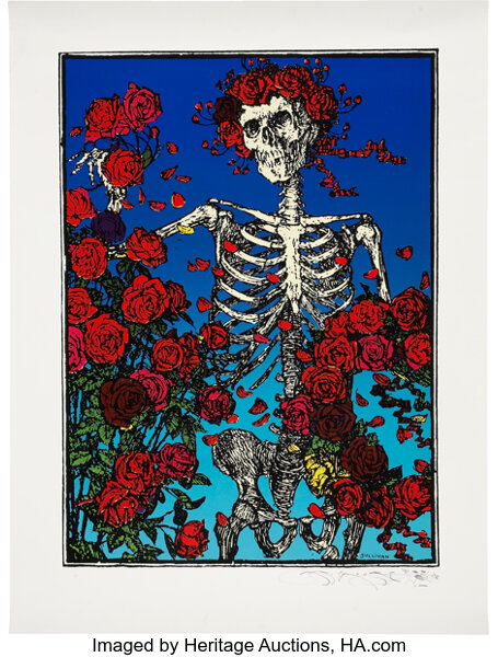 How the Grateful Dead made the artwork for 'Skull & Roses