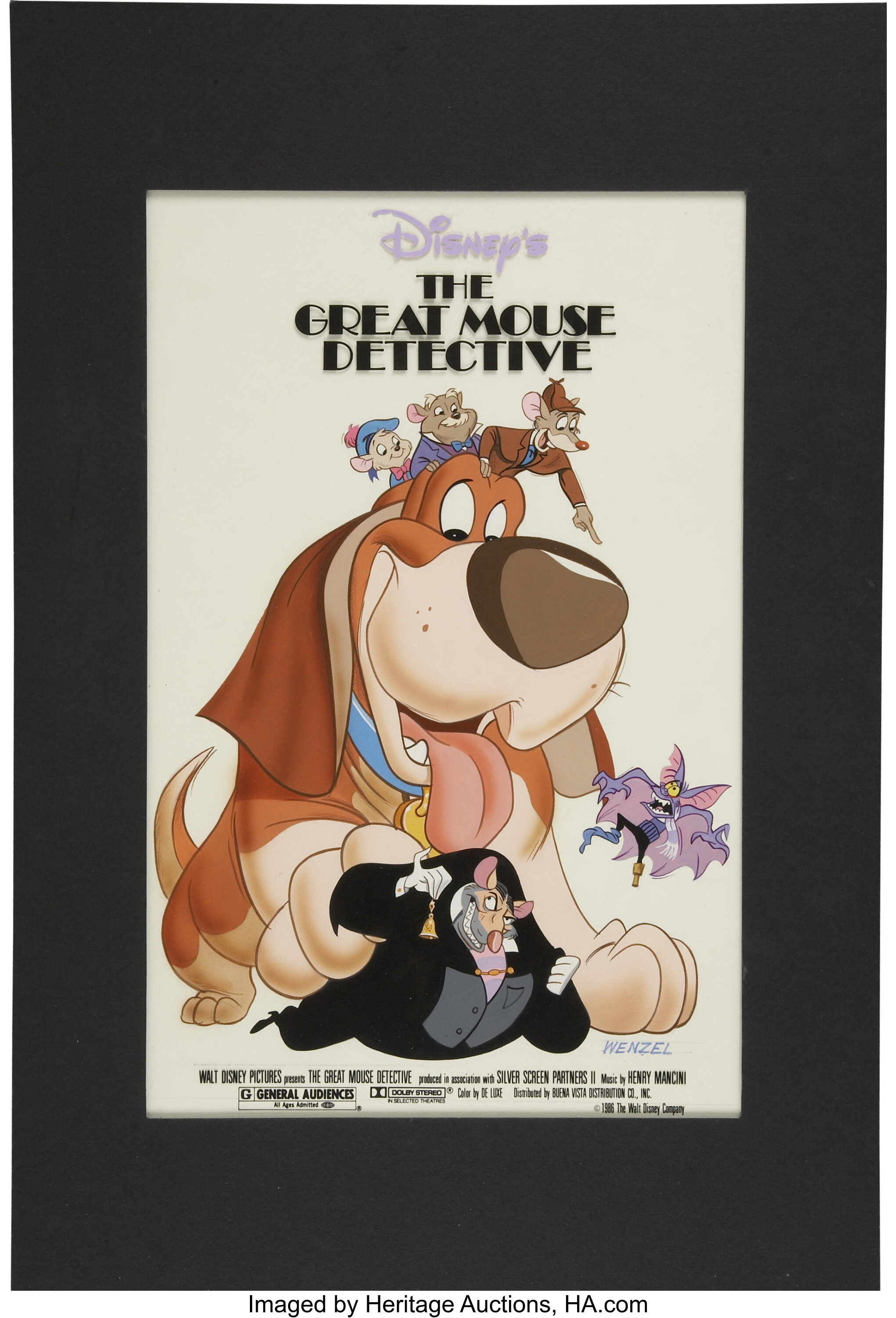 the great mouse detective poster